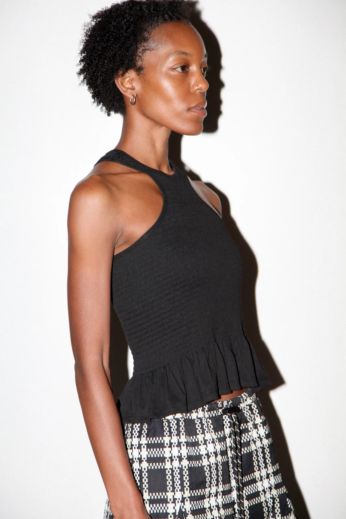 Smocked Tank in Onyx sold by KkCo product image thumbnail 3