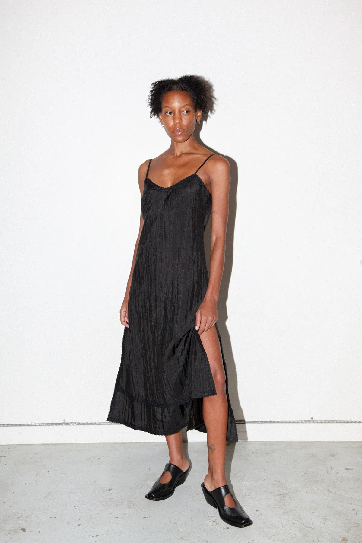 Earthen Slip Dress in Onyx sold by KkCo product image thumbnail 4