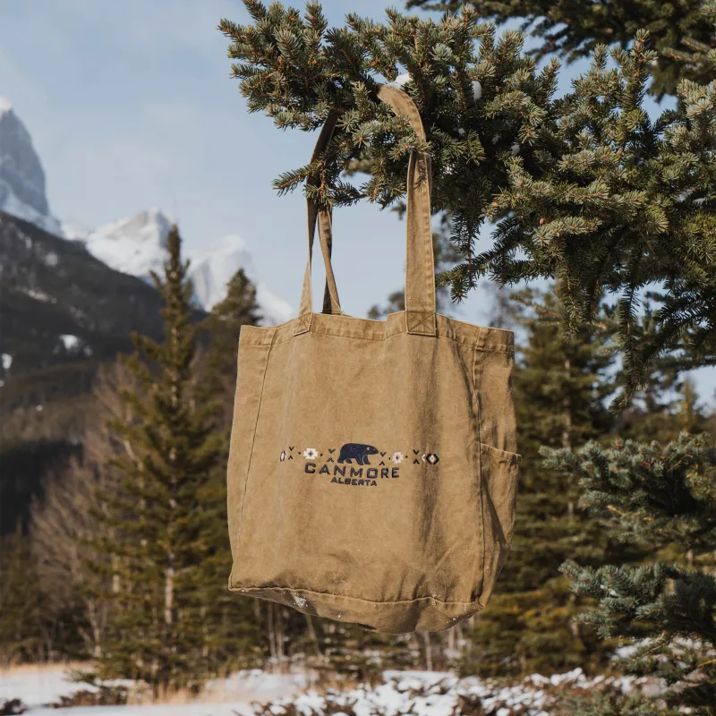 CANMORE POLAR BEAR TOTEBAG sold by Big Bear Trading Company