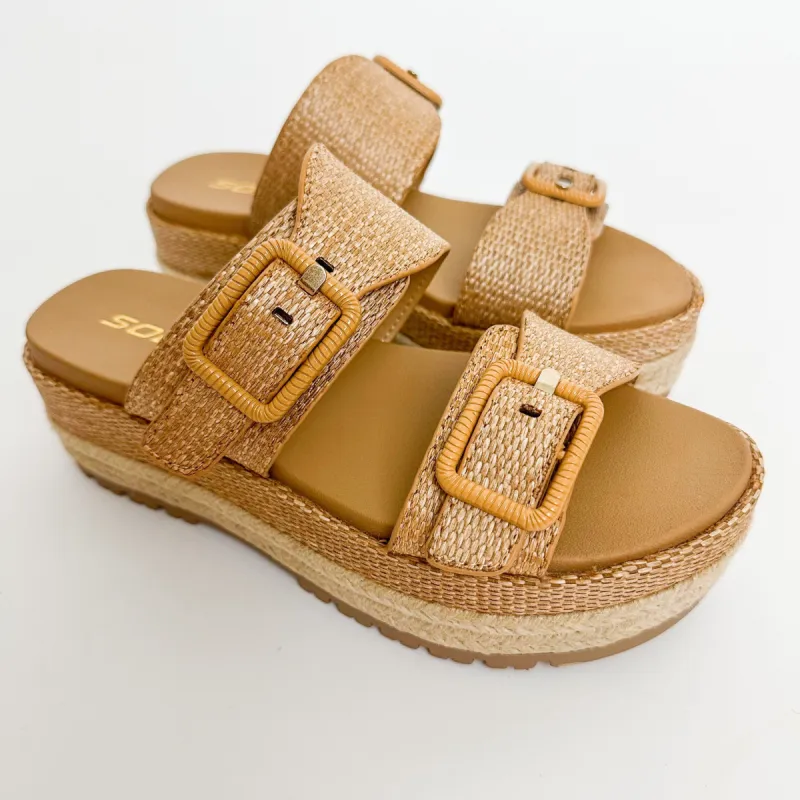 Funny Raffia Platform Sandal sold by Mimosa
