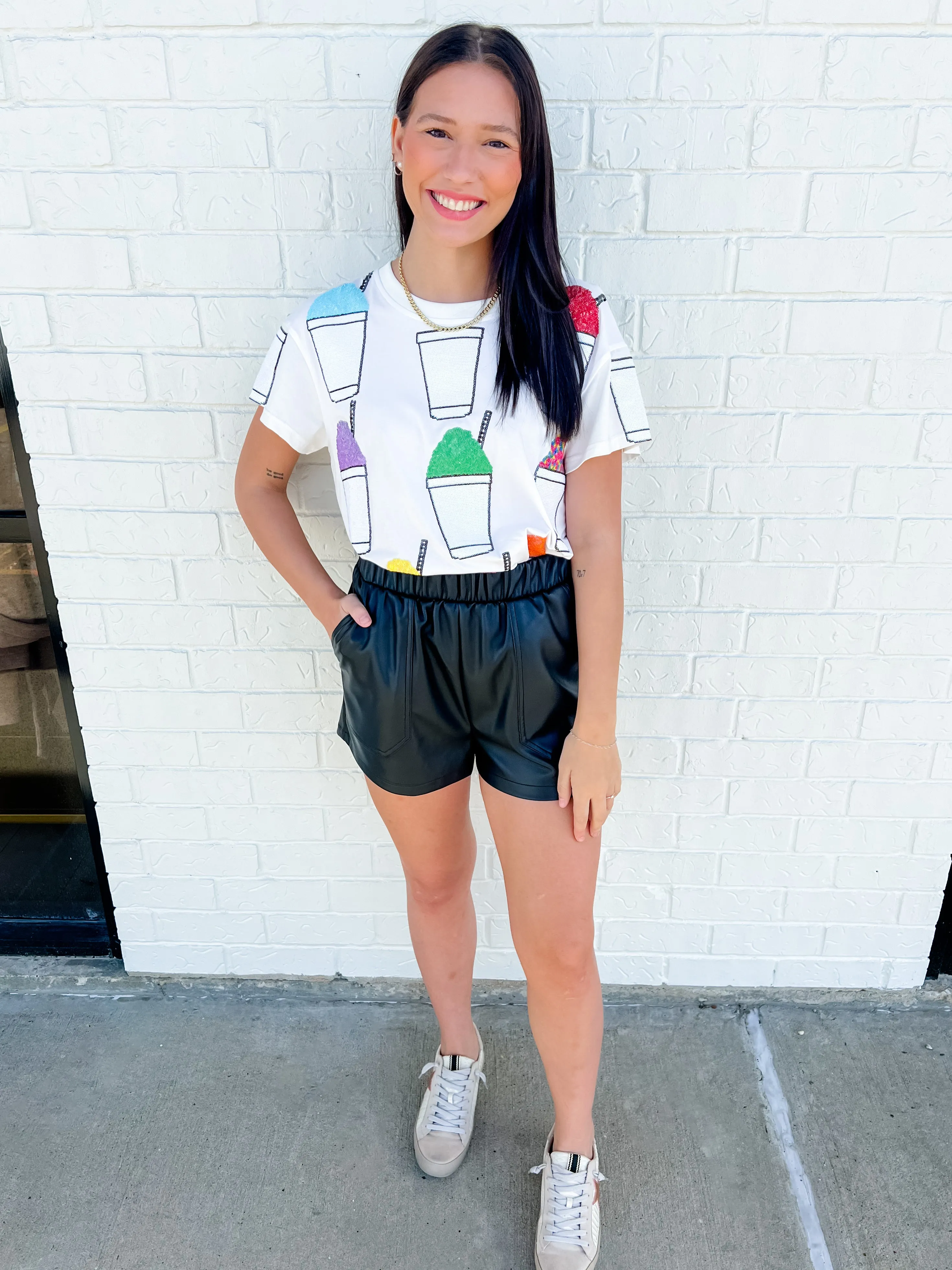 Sequin Snow Cone Tee sold by Mimosa product image thumbnail 3