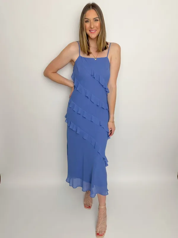 Daria Ruffle Maxi Dress sold by Mimosa