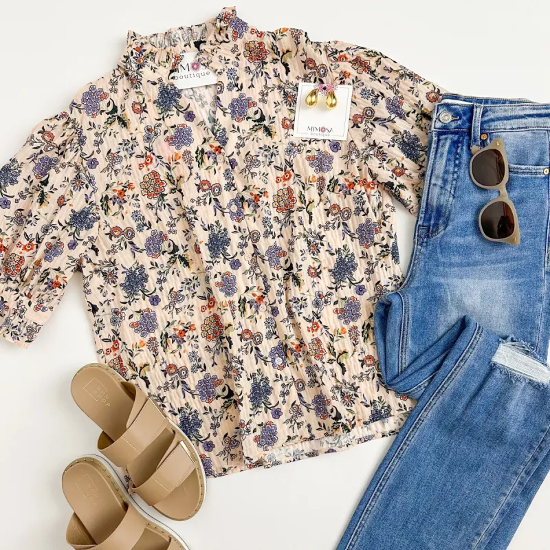 Ellington Floral Blouse sold by Mimosa