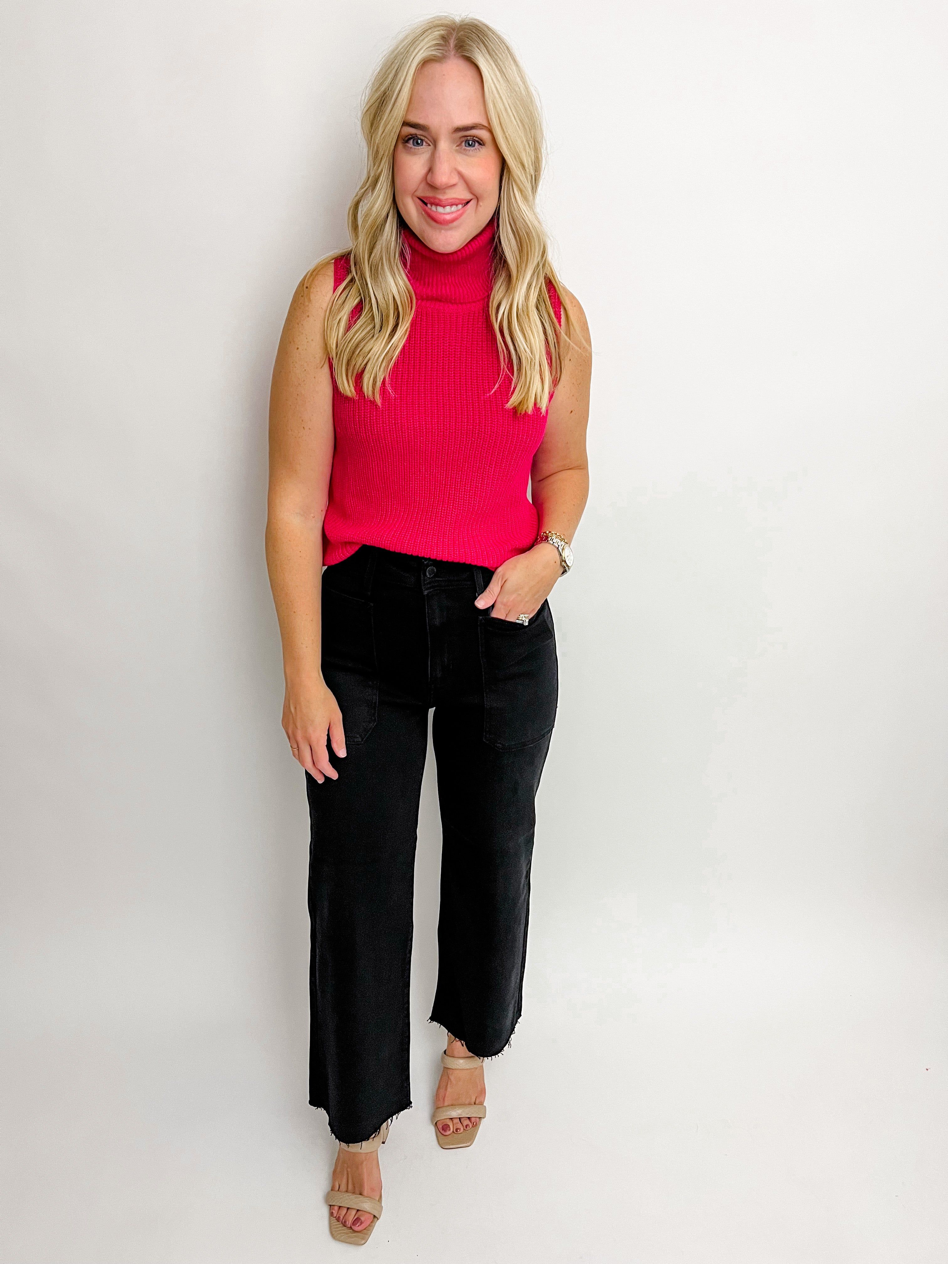 Rita Turtleneck Sweater Tank sold by Mimosa product image thumbnail 2