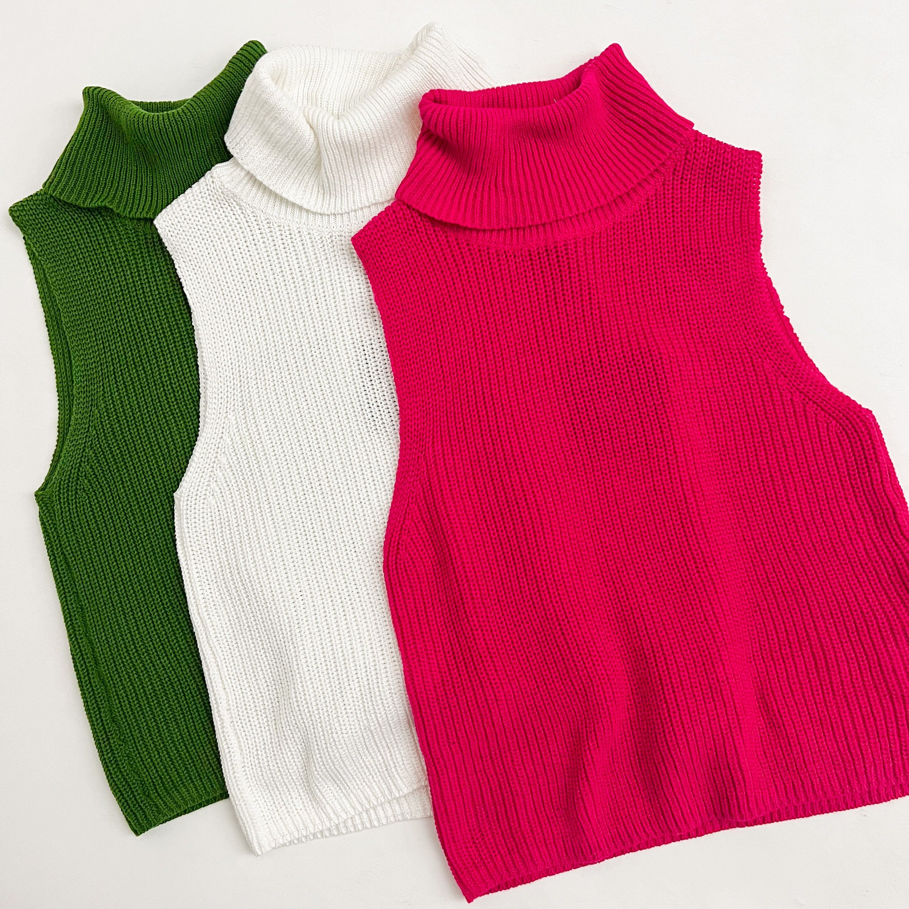Rita Turtleneck Sweater Tank sold by Mimosa product image thumbnail 3