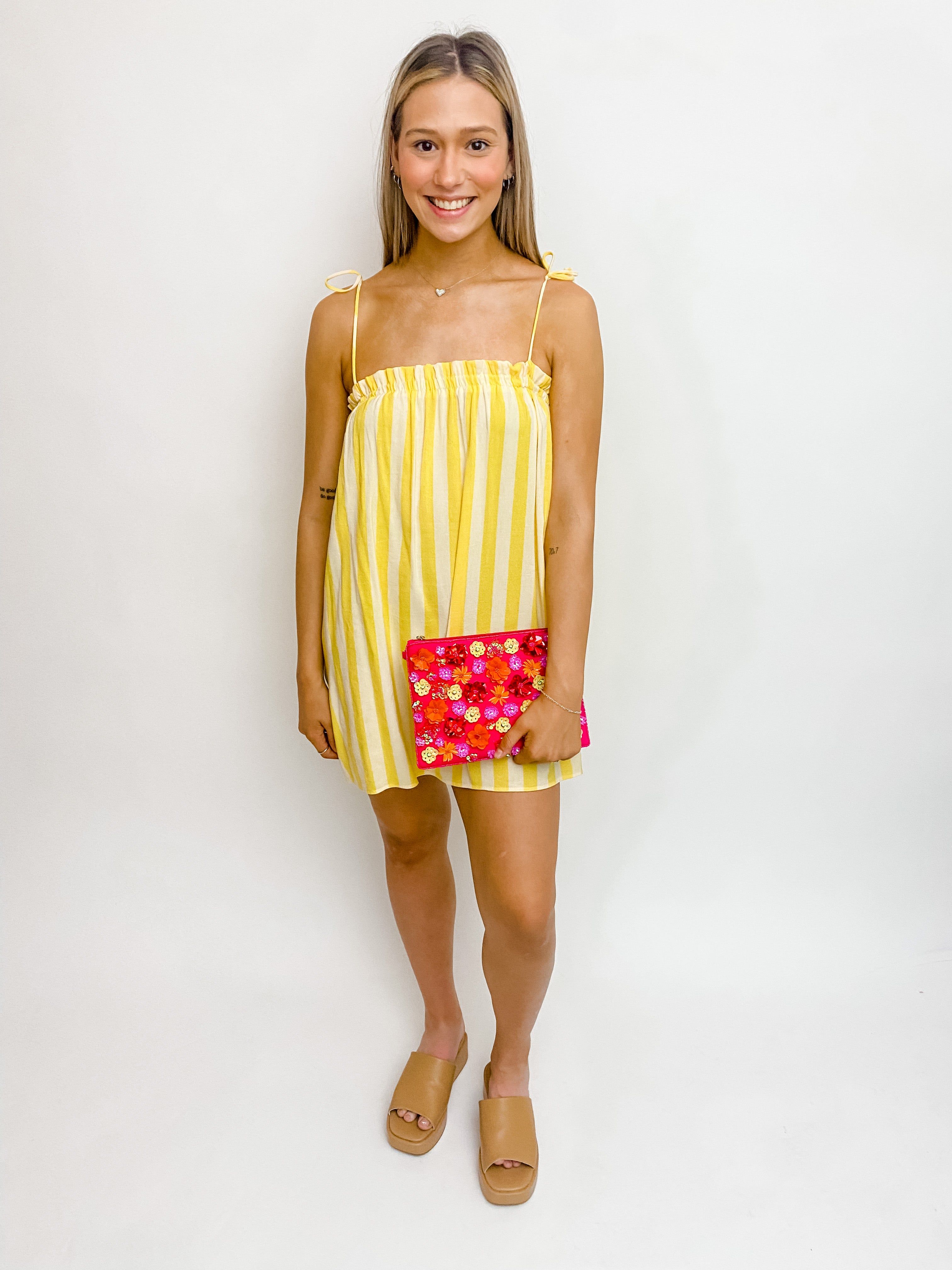 Angel Mini Dress Sunny Stripe sold by Mimosa