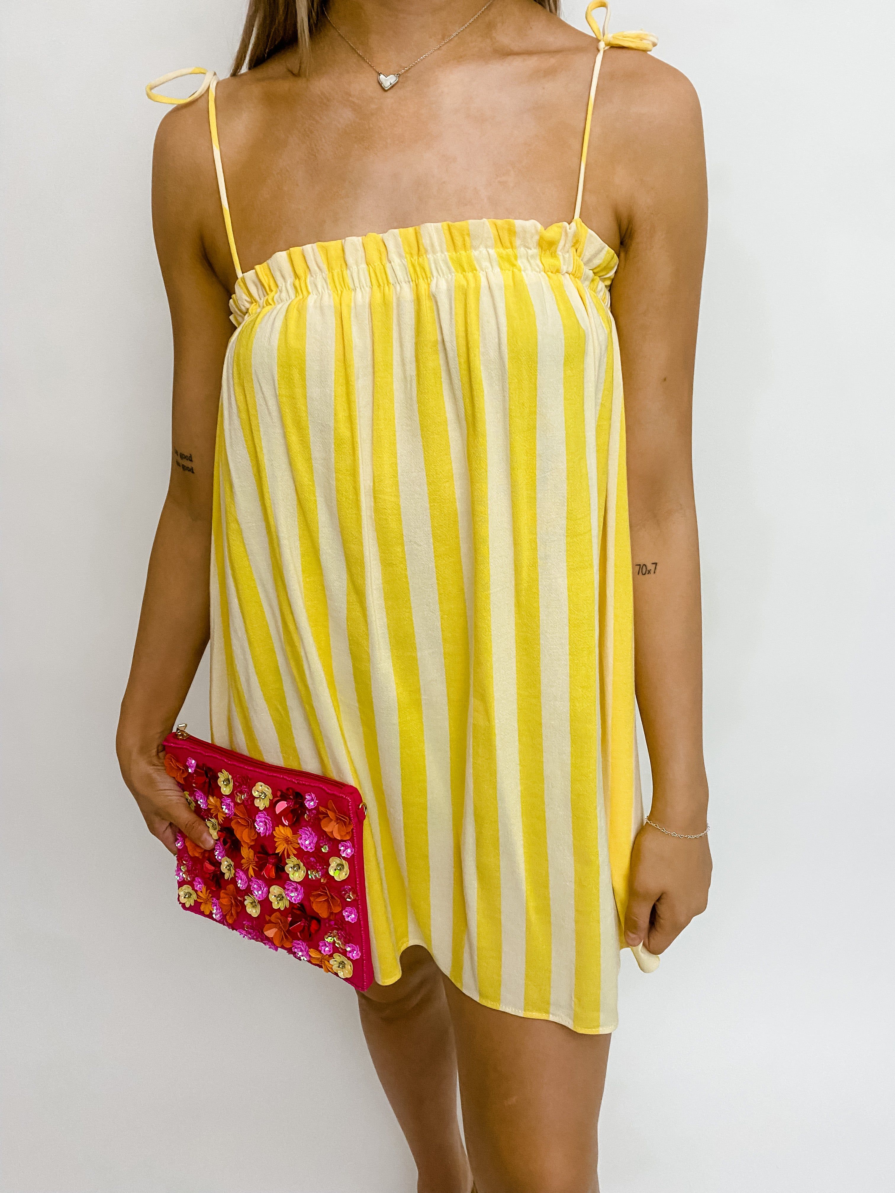 Angel Mini Dress Sunny Stripe sold by Mimosa product image thumbnail 3