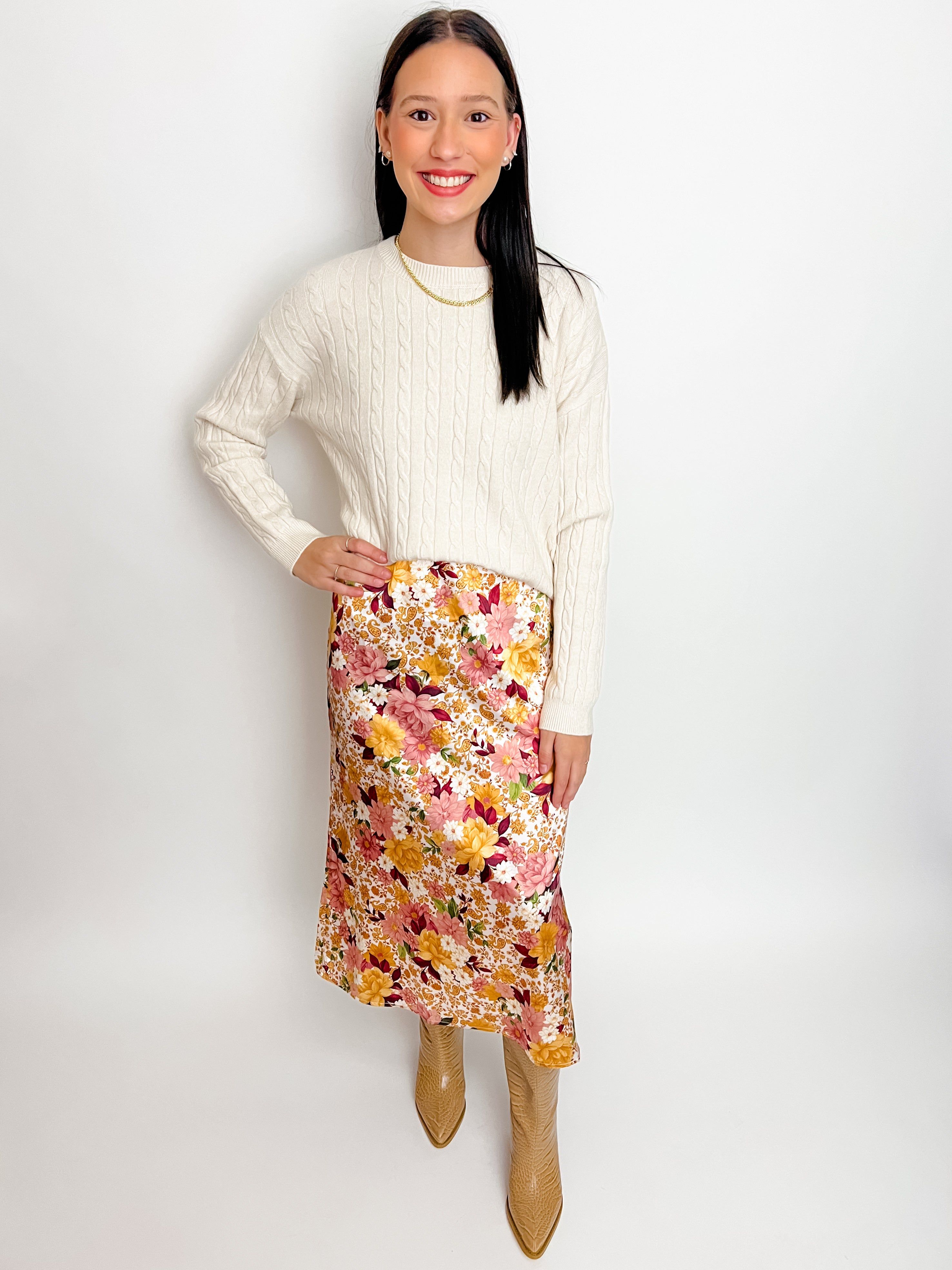 Rustic Cabin Slip Midi Dress sold by Mimosa product image thumbnail 2