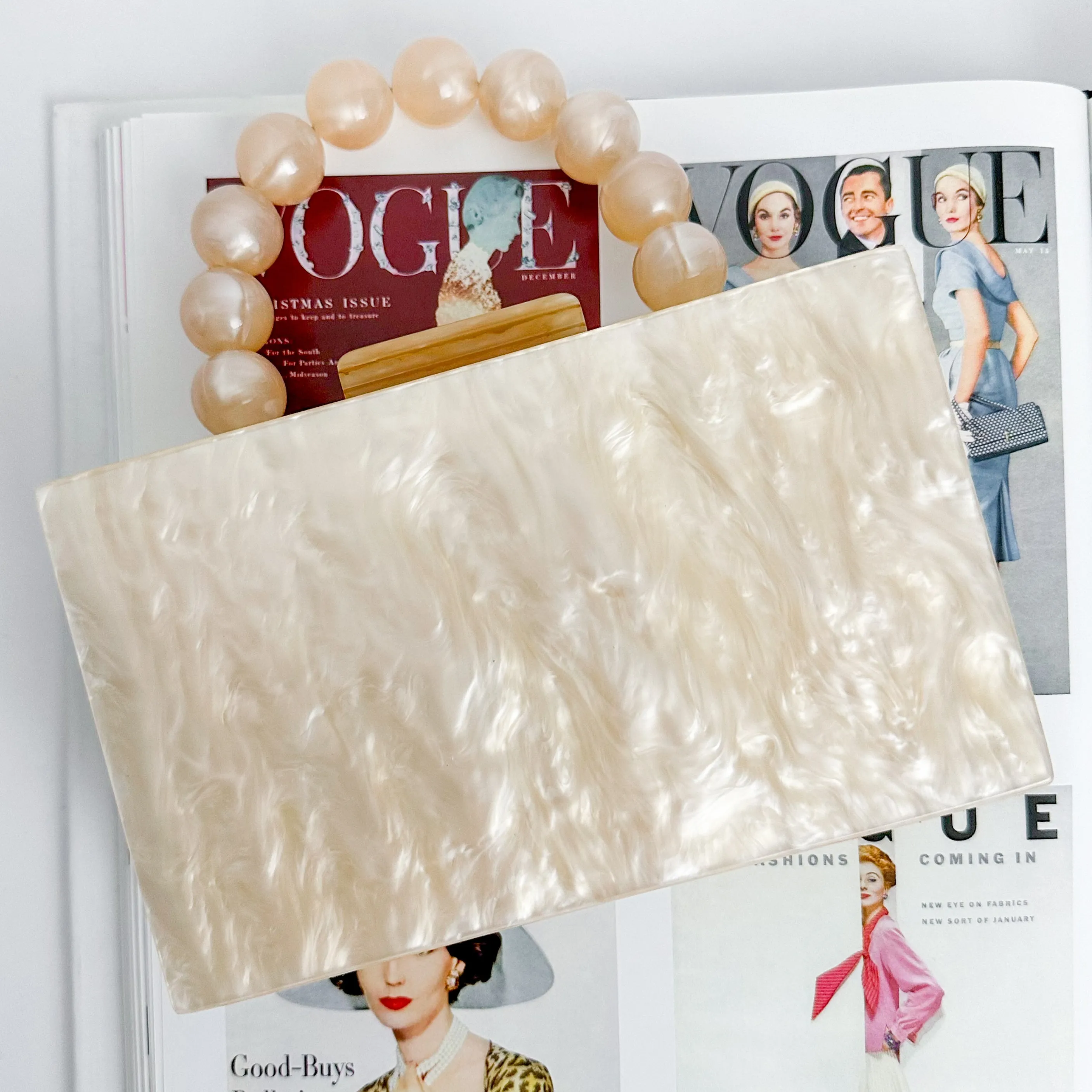 Pearlized Acrylic Clutch sold by Mimosa product image thumbnail 2