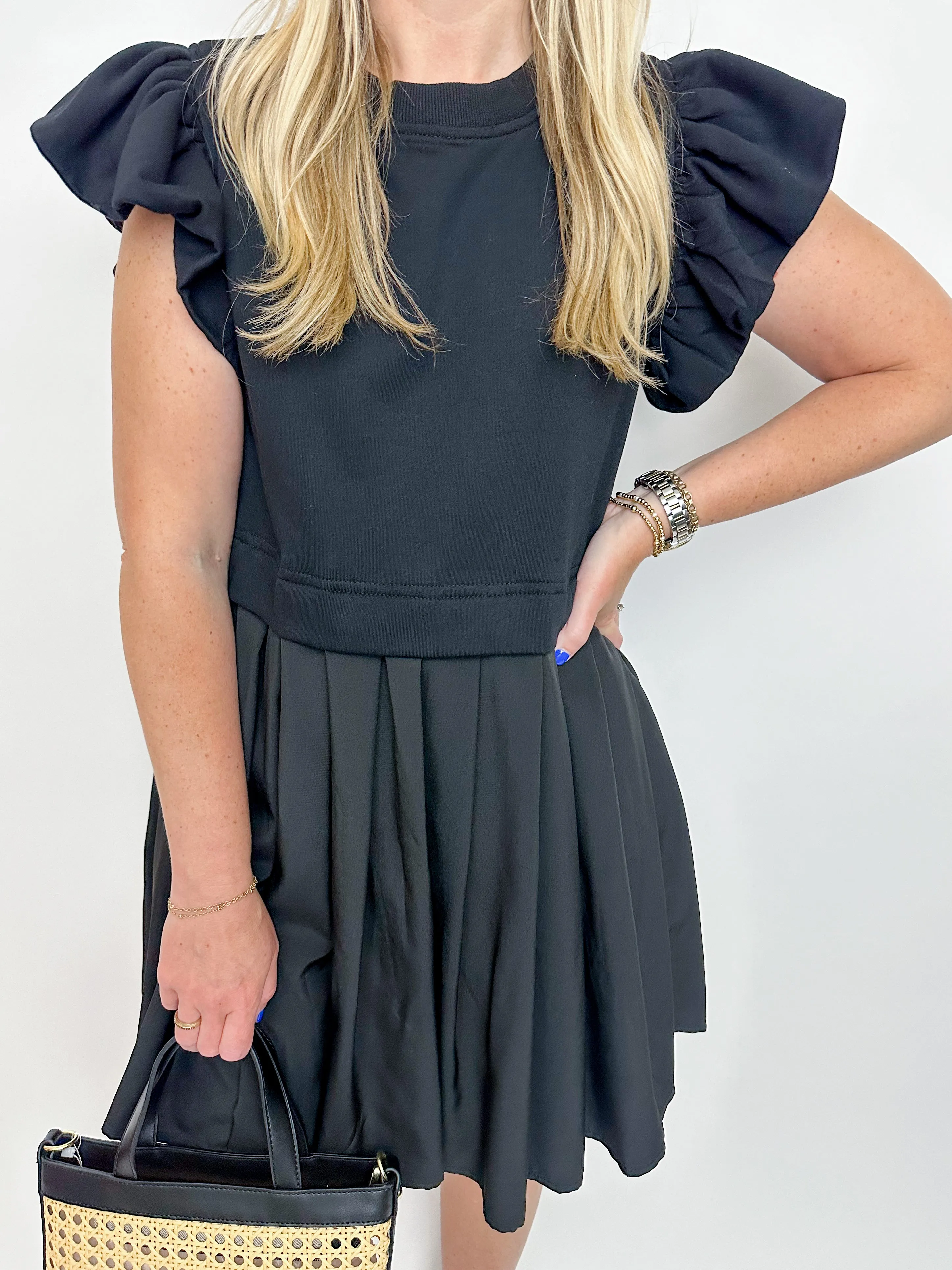 Raven Contrast Mini Dress sold by Mimosa product image thumbnail 2