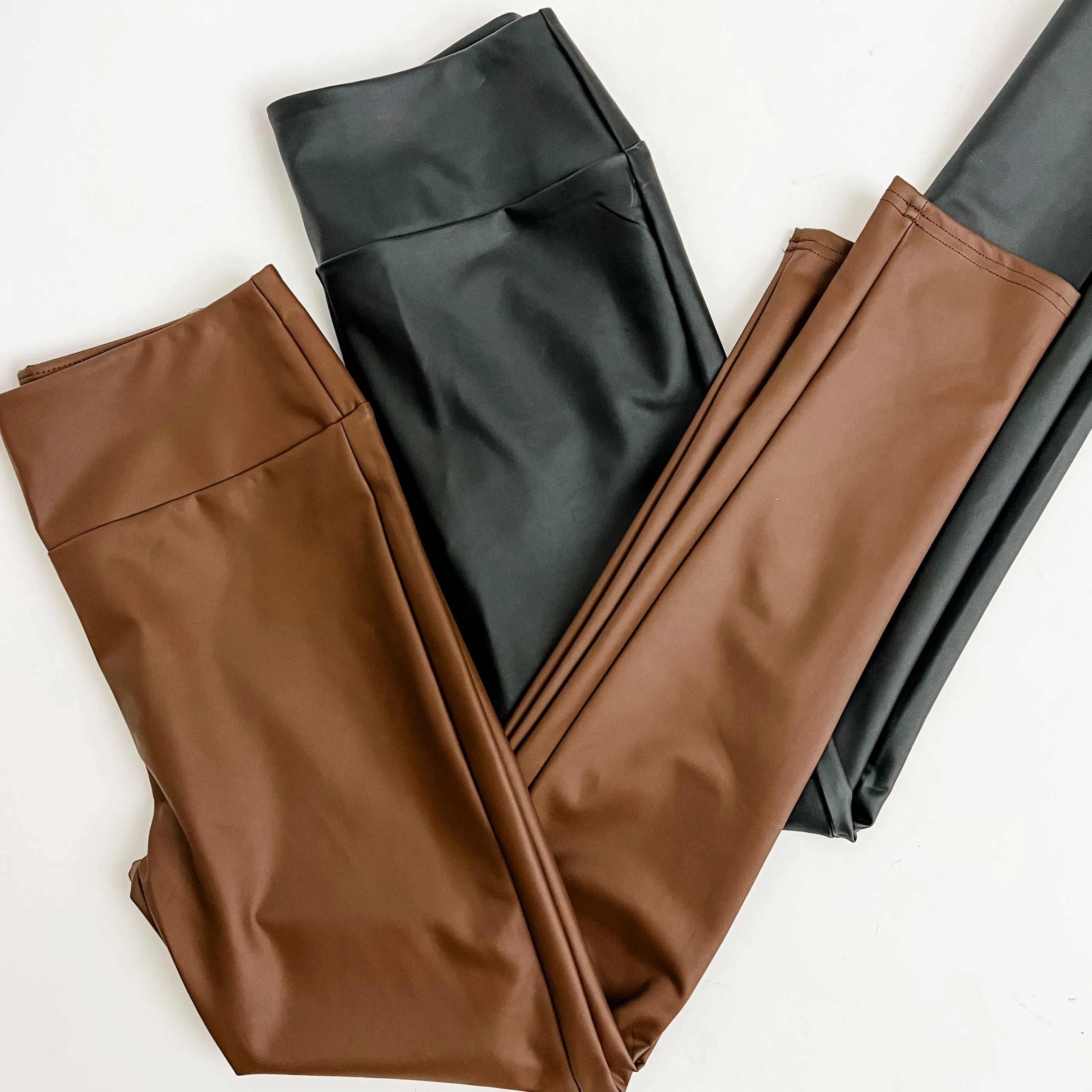 Controlled Faux Leather Legging sold by Mimosa
