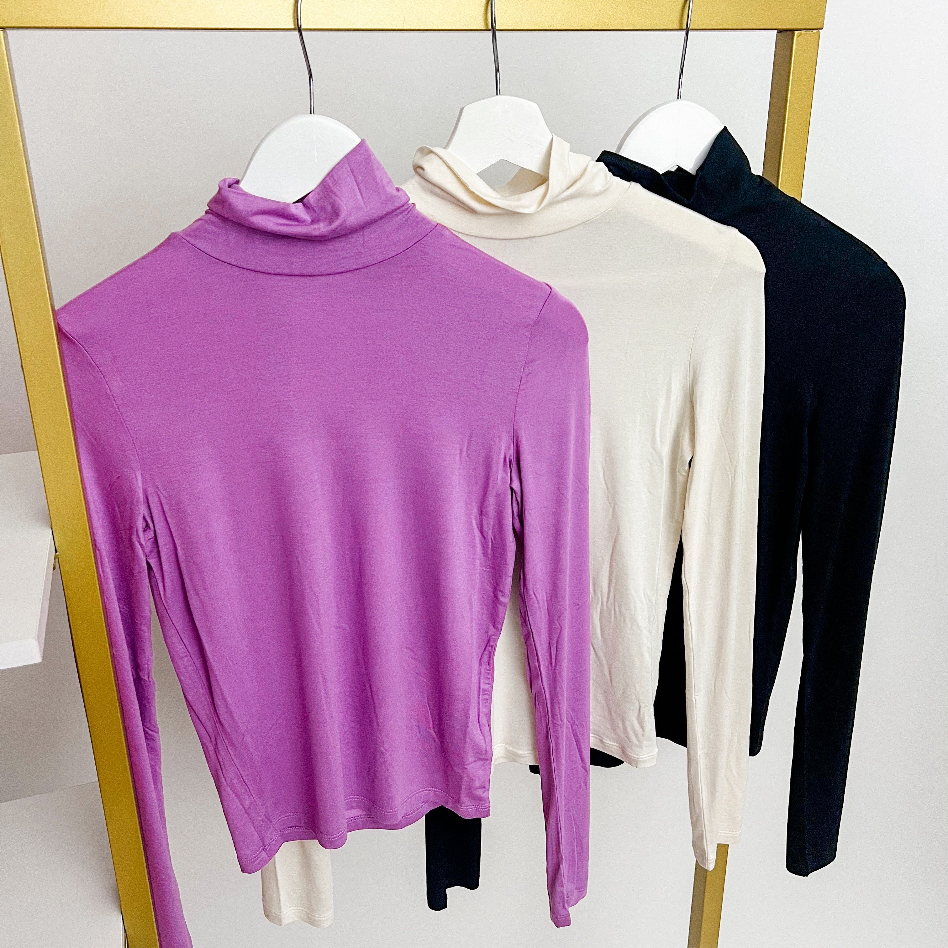 Butter Soft Turtleneck Top sold by Mimosa