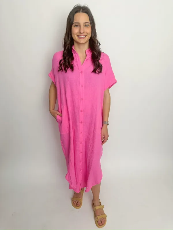 Brook Gauze Maxi Dress sold by Mimosa