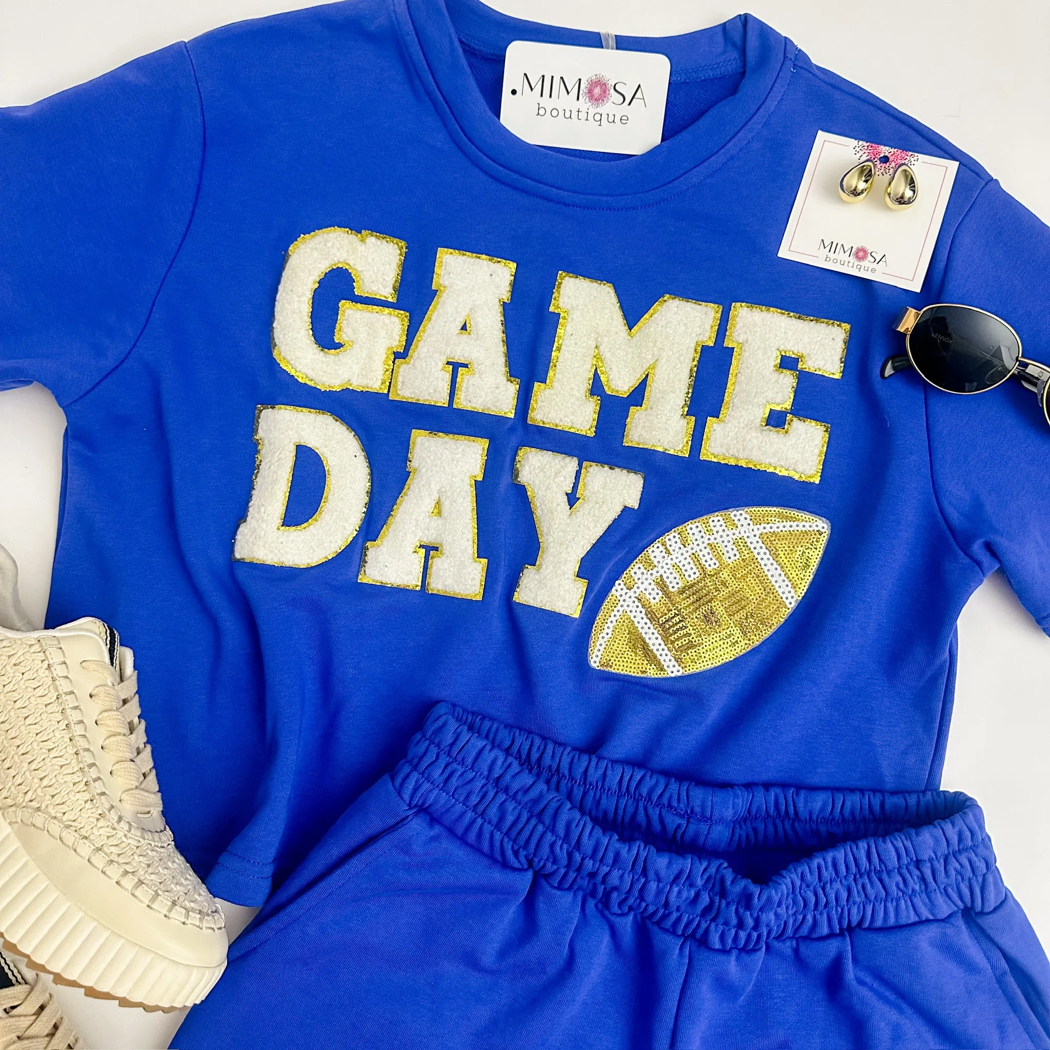Football Patch Gameday Knit Top sold by Mimosa product image thumbnail 4
