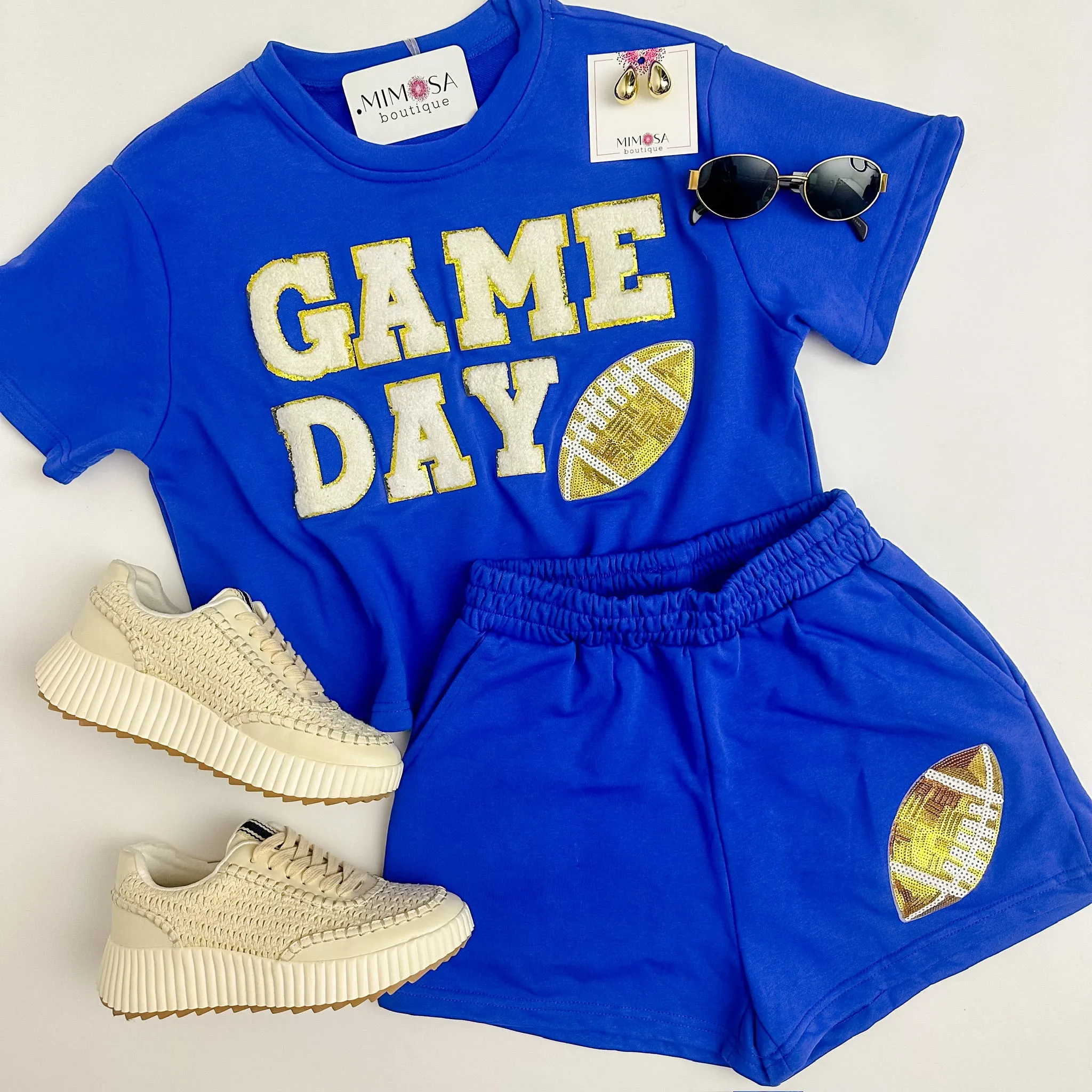 Football Patch Gameday Knit Top sold by Mimosa product image thumbnail 3