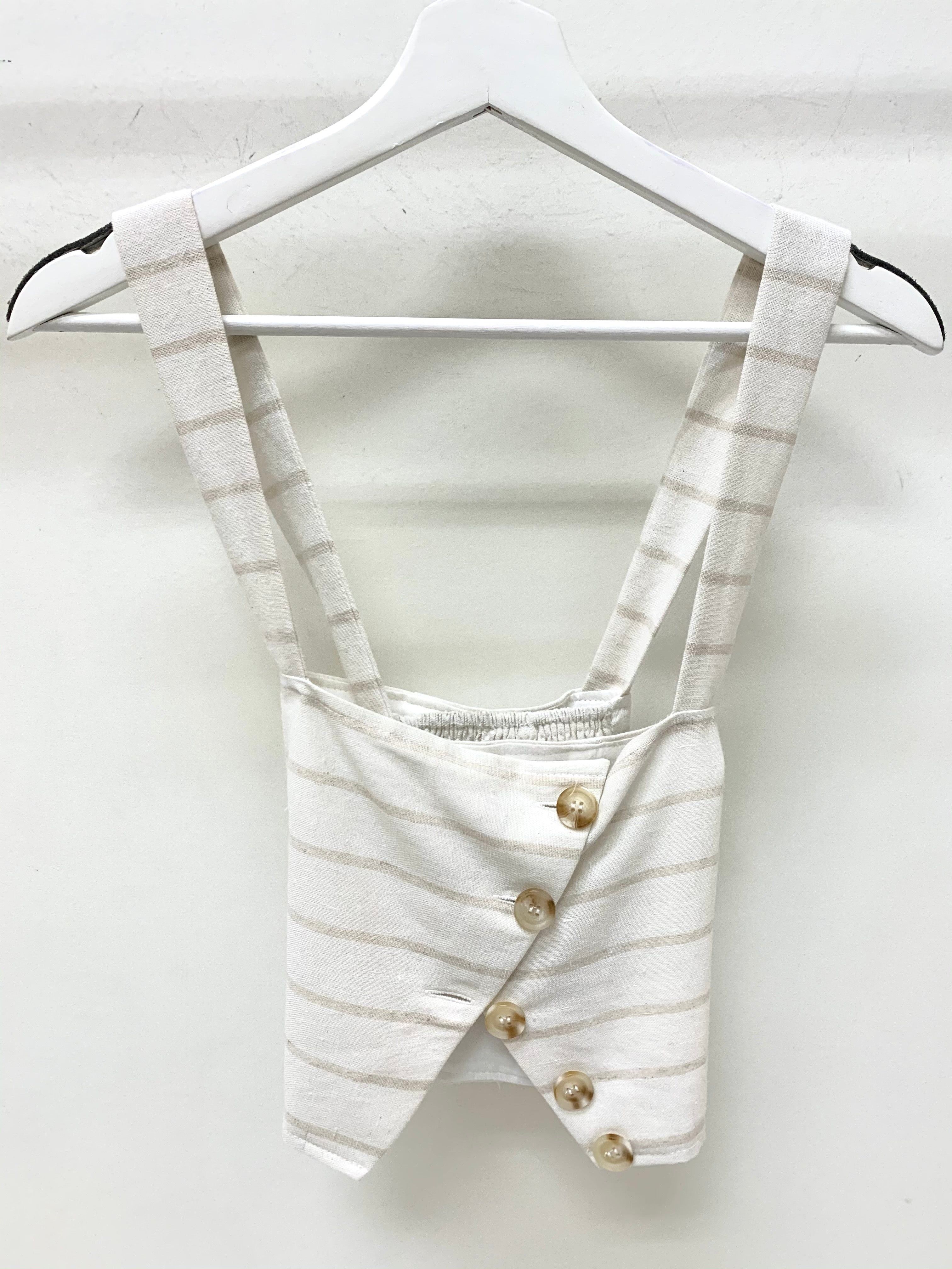 Emery Button Crop Cami sold by Mimosa