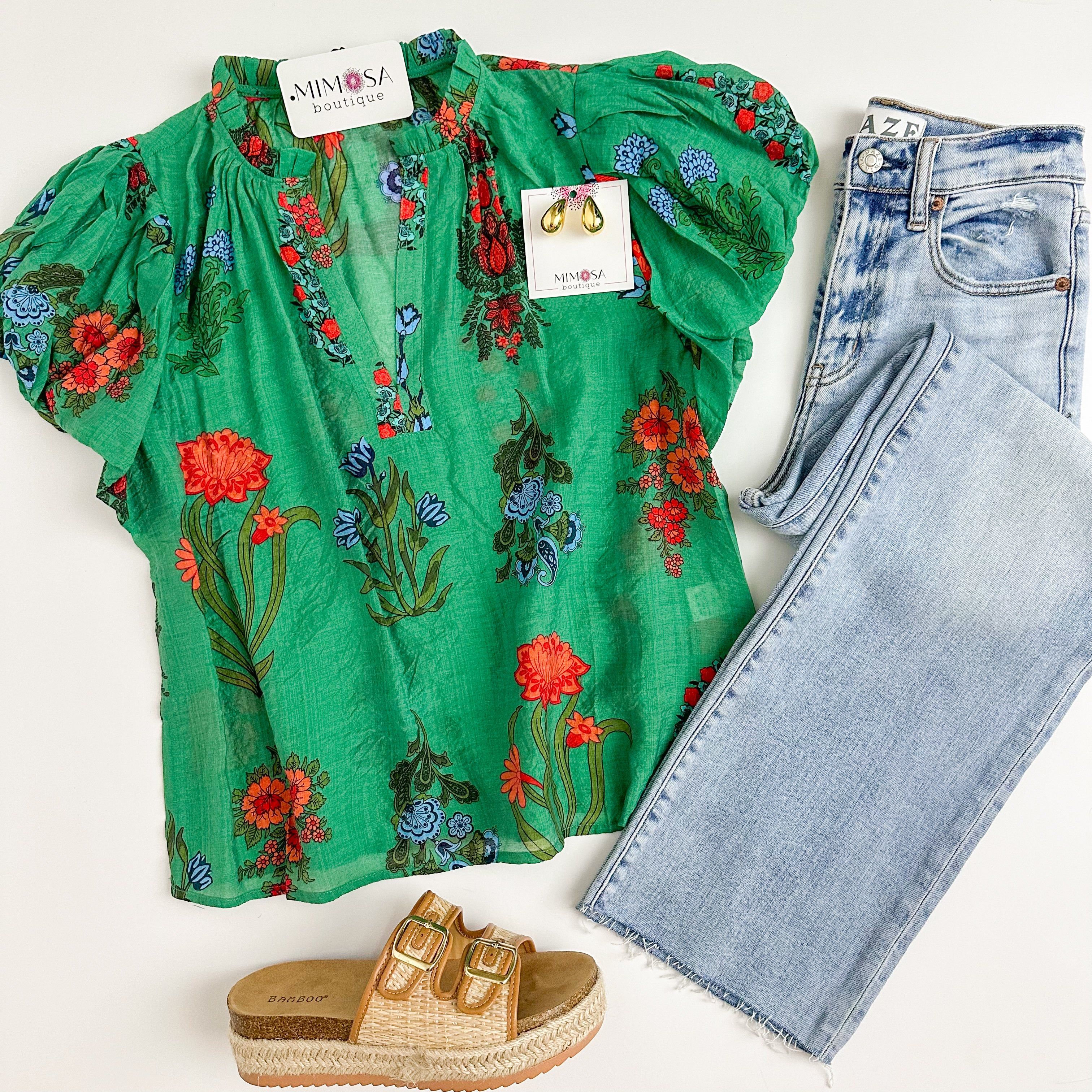 Haven Floral Print Blouse sold by Mimosa