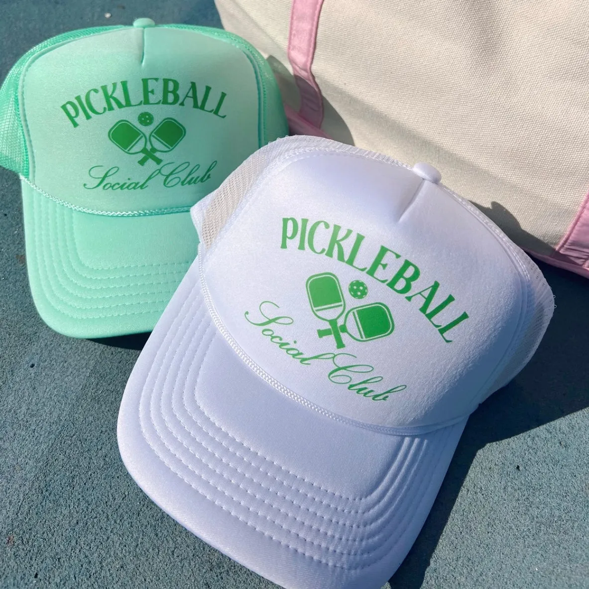 Pickleball Social Club Trucker Hat sold by Mimosa