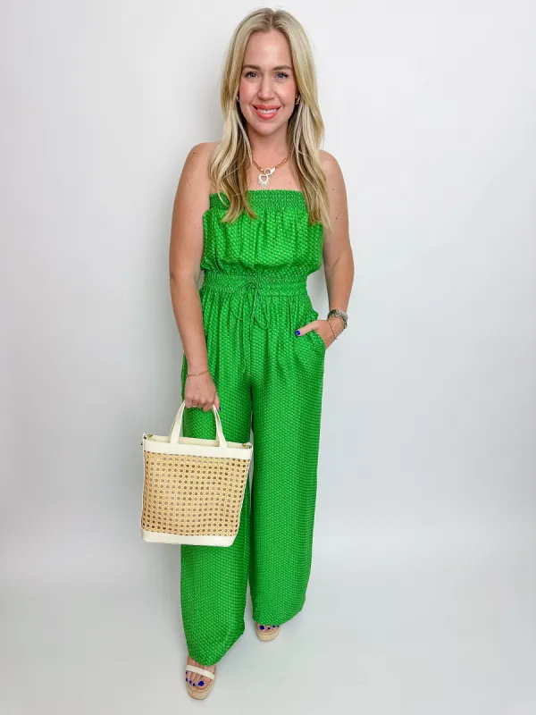 Nelly Strapless Jumpsuit sold by Mimosa