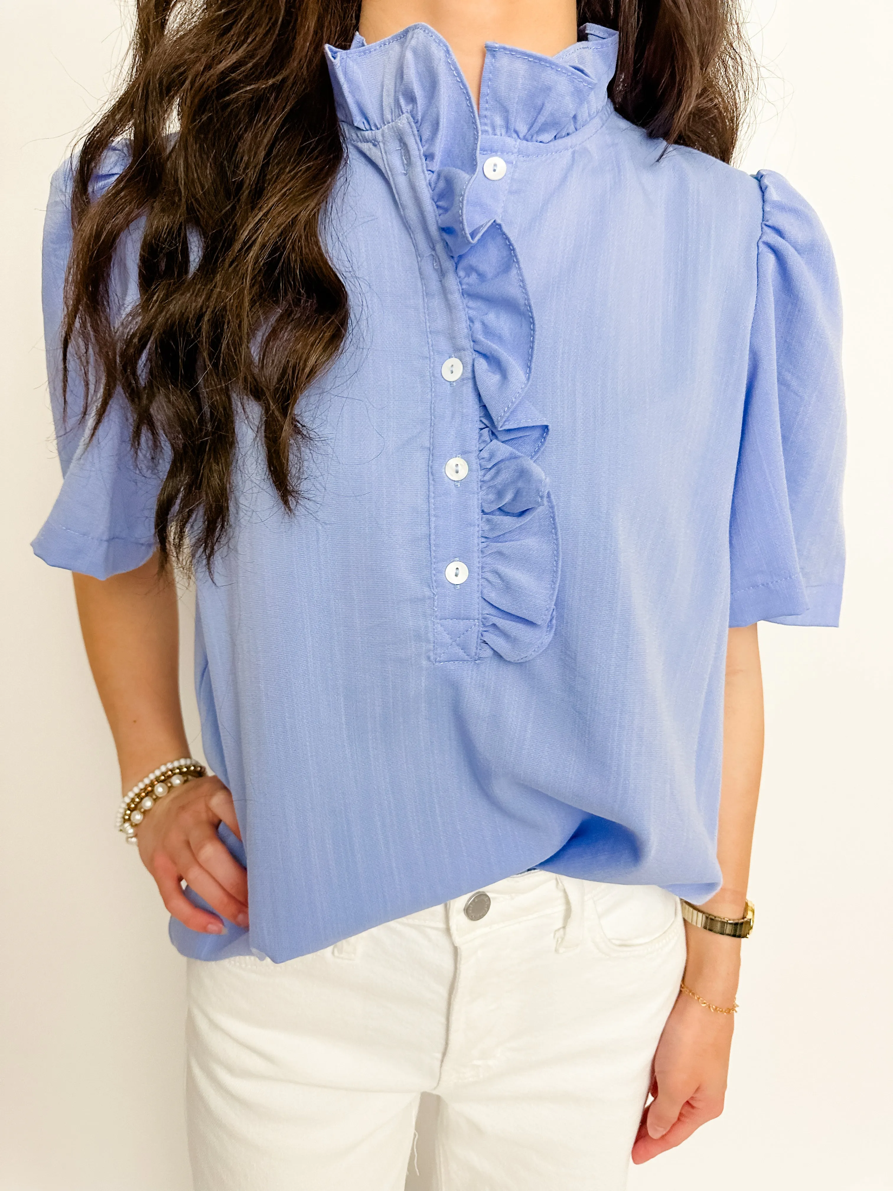 Farren Ruffle Top Blouse sold by Mimosa product image thumbnail 3