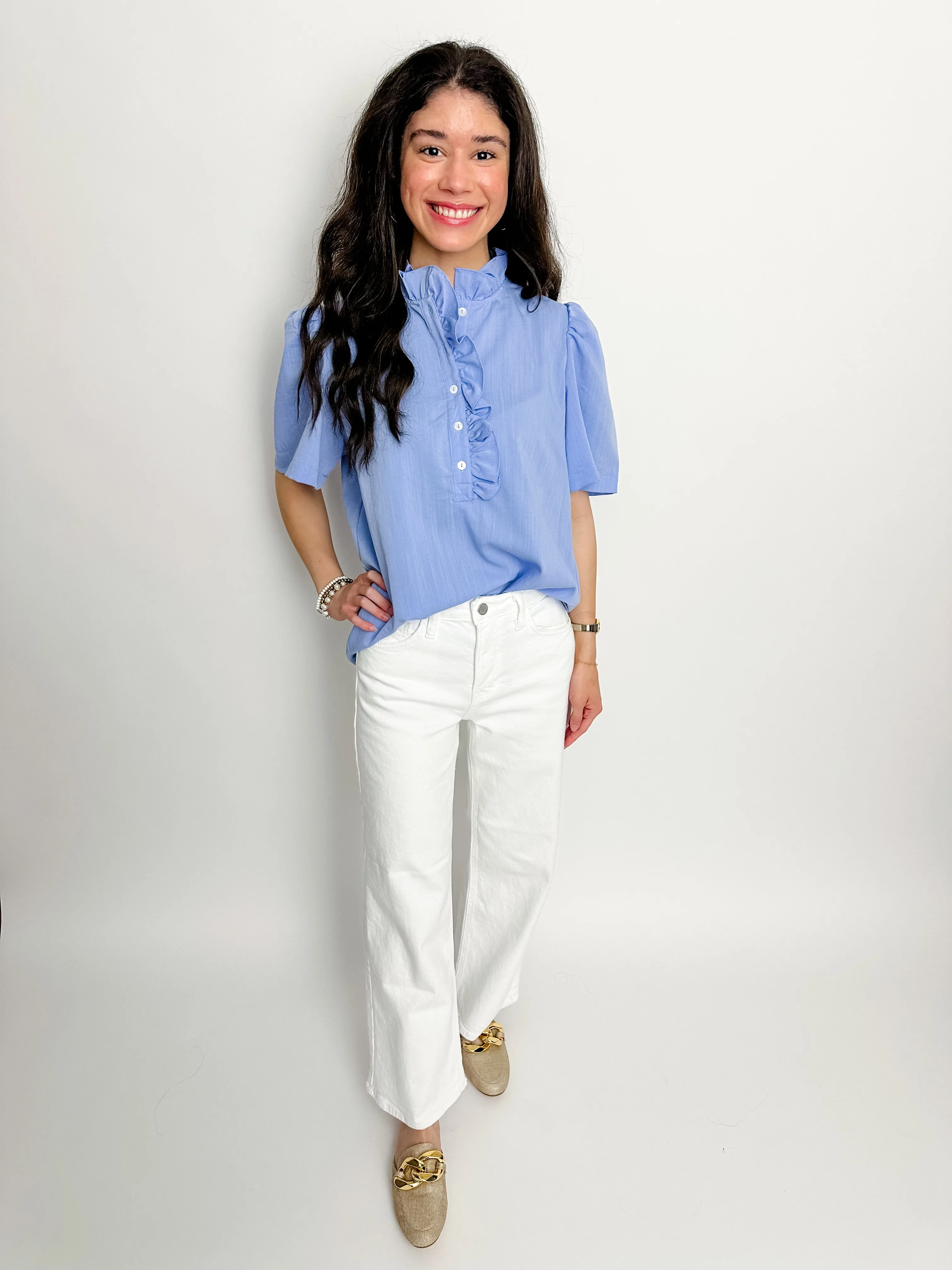 Farren Ruffle Top Blouse sold by Mimosa product image thumbnail 5