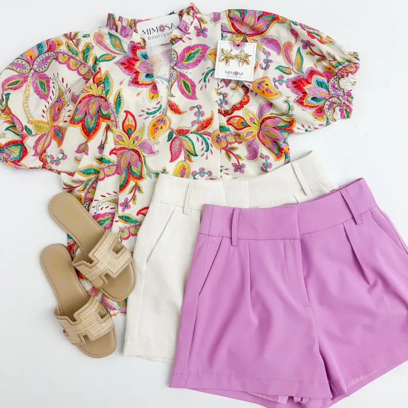 Bristol Puff Sleeve Blouse sold by Mimosa
