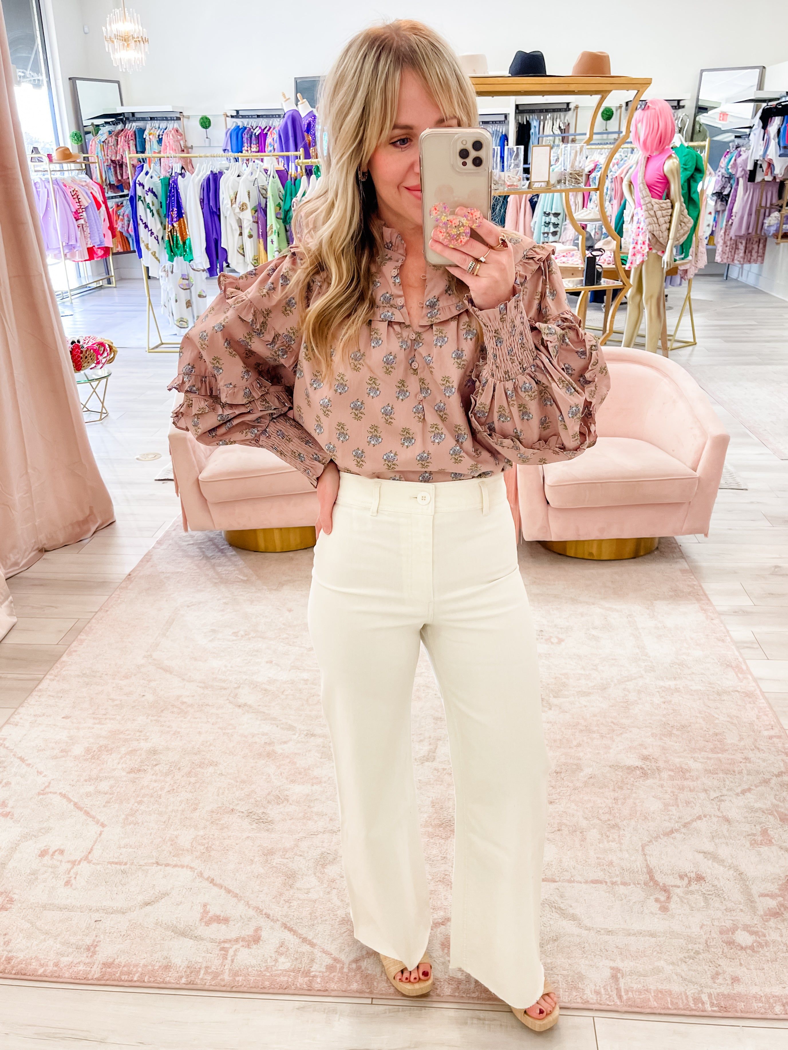 Ari Ruffled Blouse sold by Mimosa product image thumbnail 3