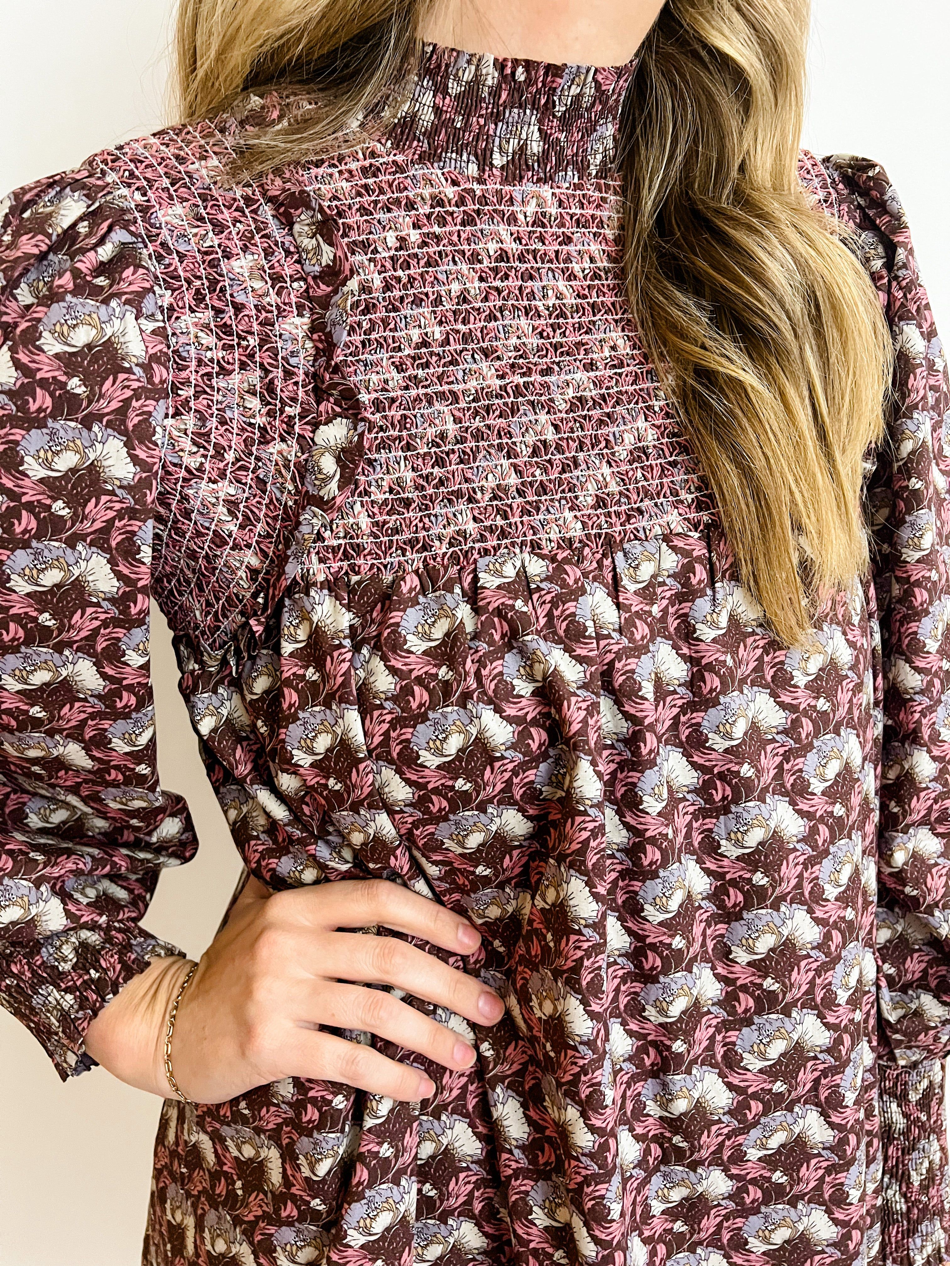 Annie Floating Floral Mini Dress sold by Mimosa product image thumbnail 2