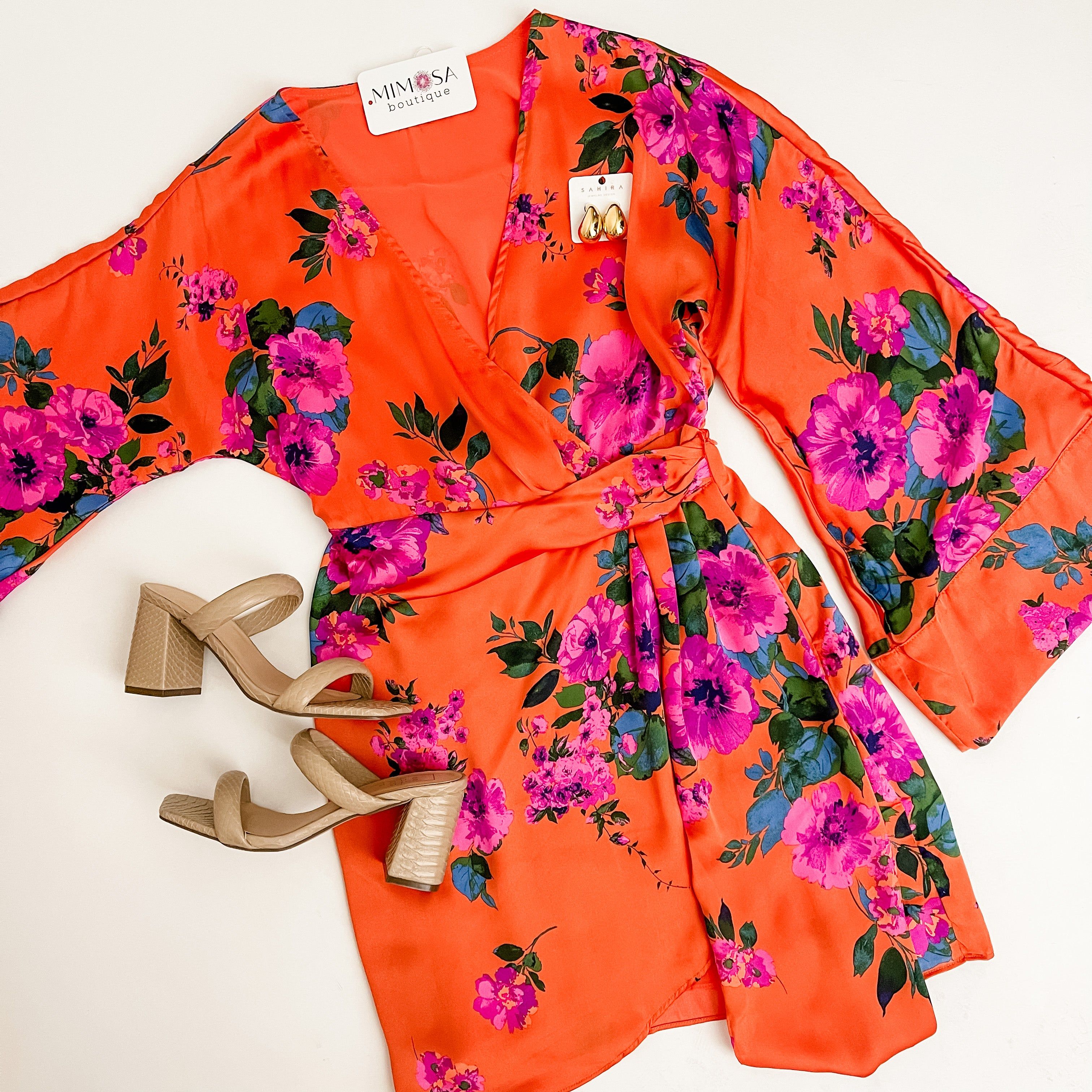 Astrid Cocktail Dress Tuscan Rose sold by Mimosa product image thumbnail 2