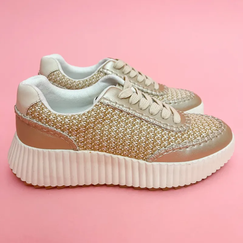 Selina Sneaker Gold sold by Mimosa