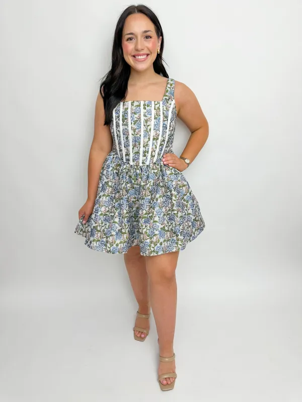 Philipa Corset Top Mini Dress sold by Mimosa