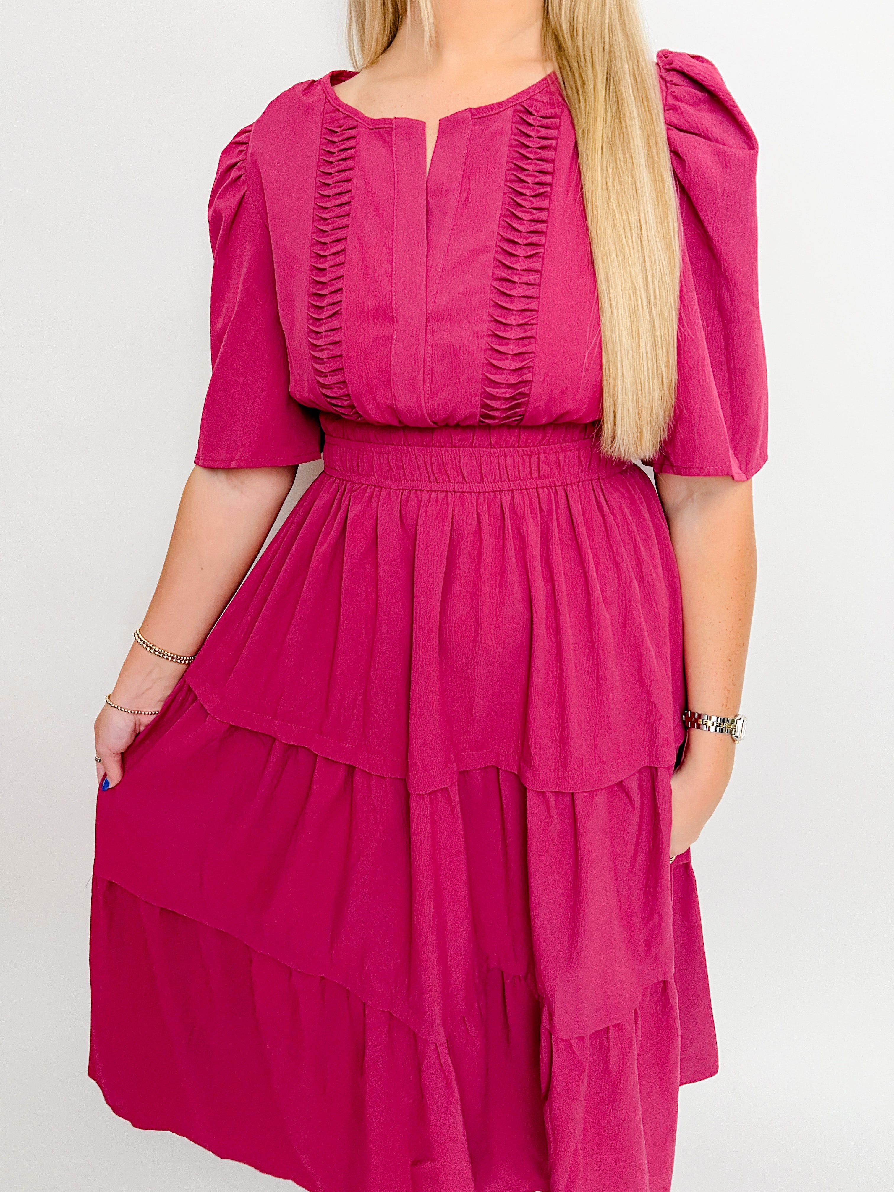 Primrose Pleat Top Maxi Dress sold by Mimosa product image thumbnail 2
