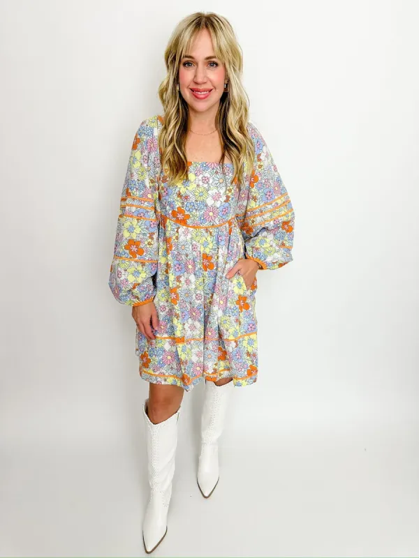 Reno Floral Babydoll Dress sold by Mimosa