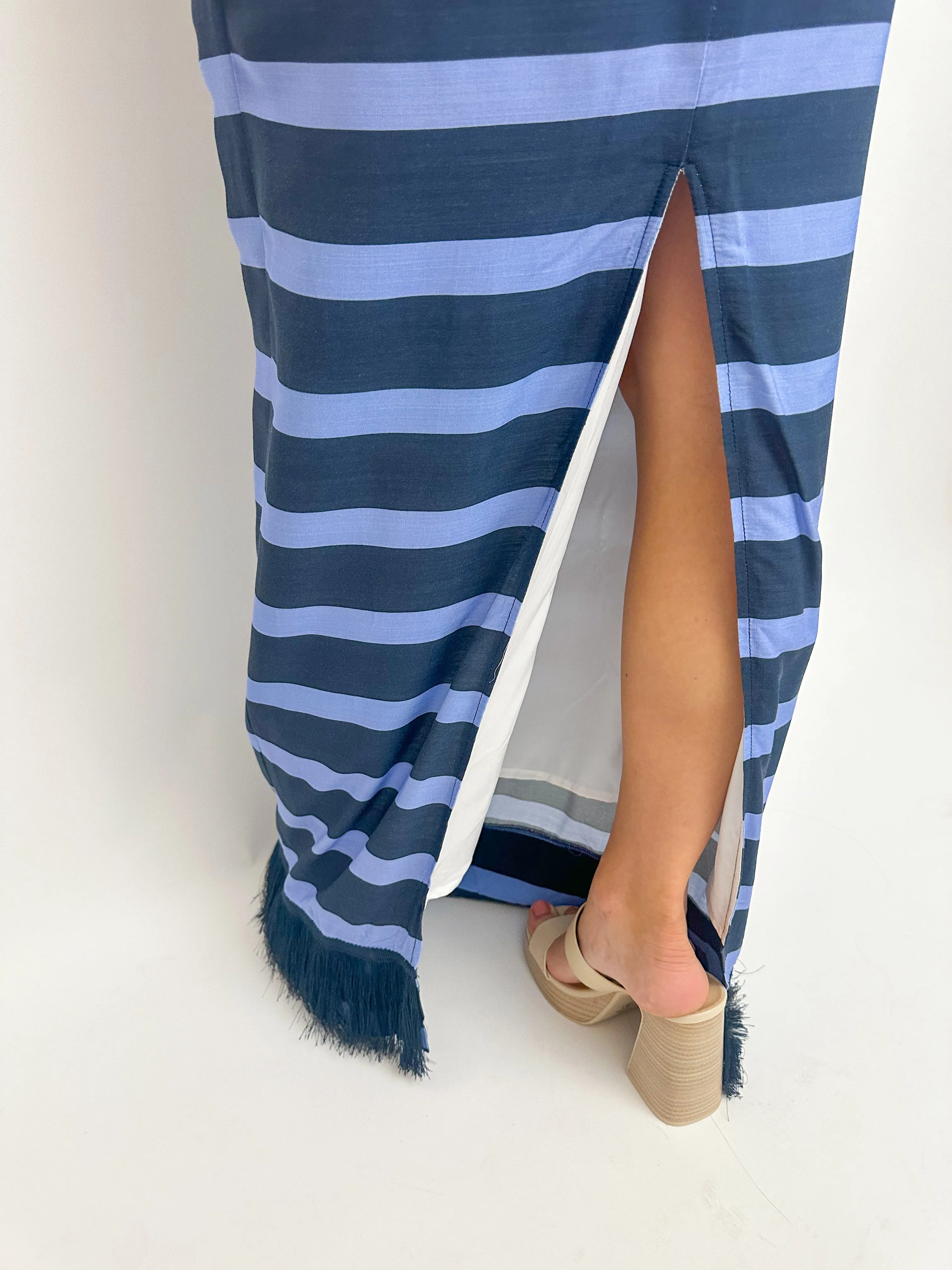 Dockside Stripe Maxi Dress sold by Mimosa product image thumbnail 4