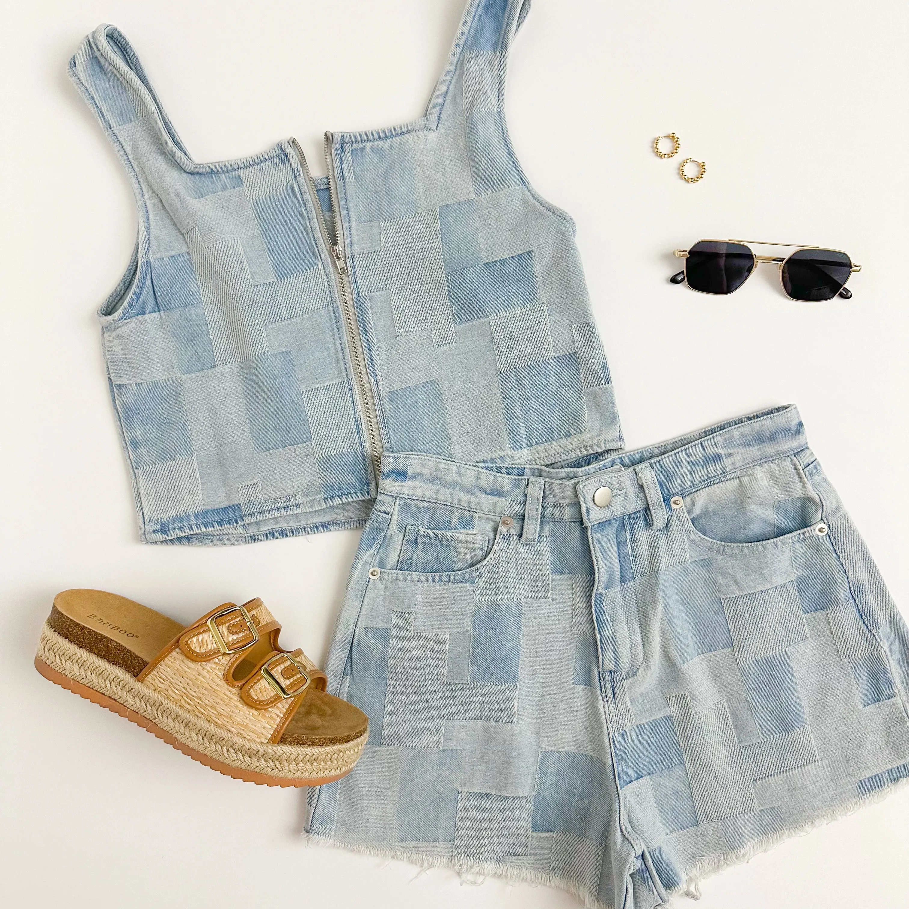 Aloha Denim Shorts sold by Mimosa product image thumbnail 4