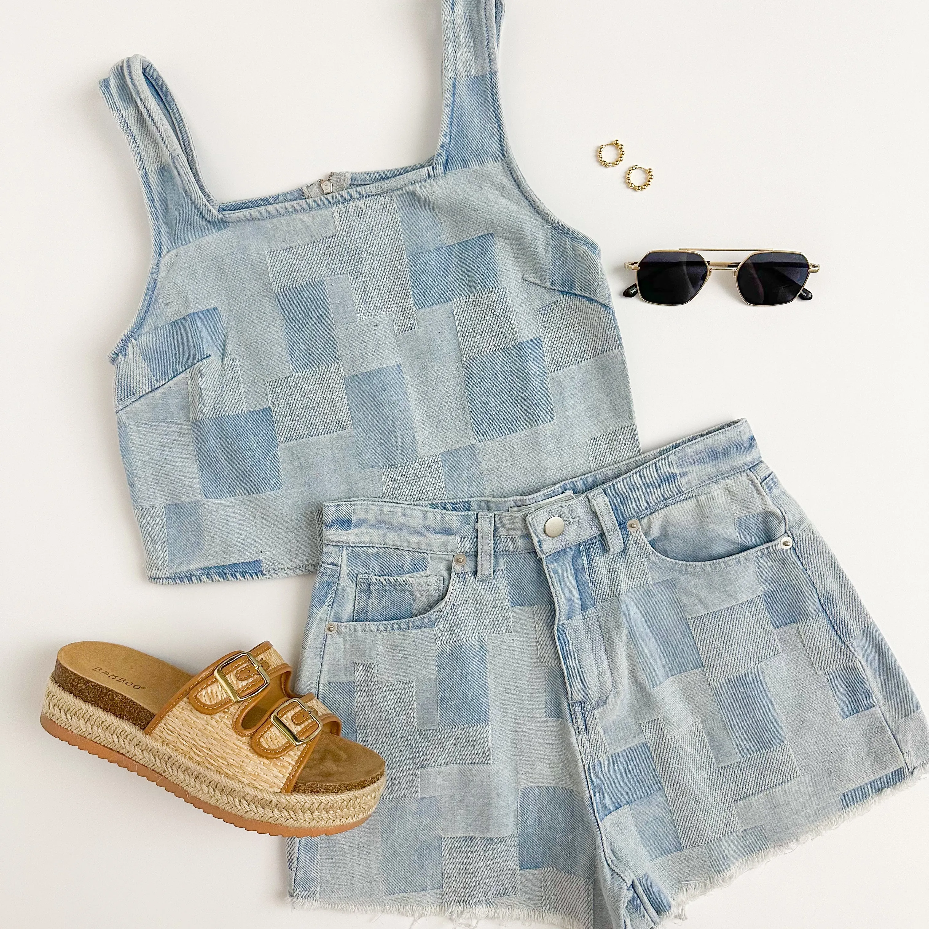 Aloha Denim Shorts sold by Mimosa product image thumbnail 3