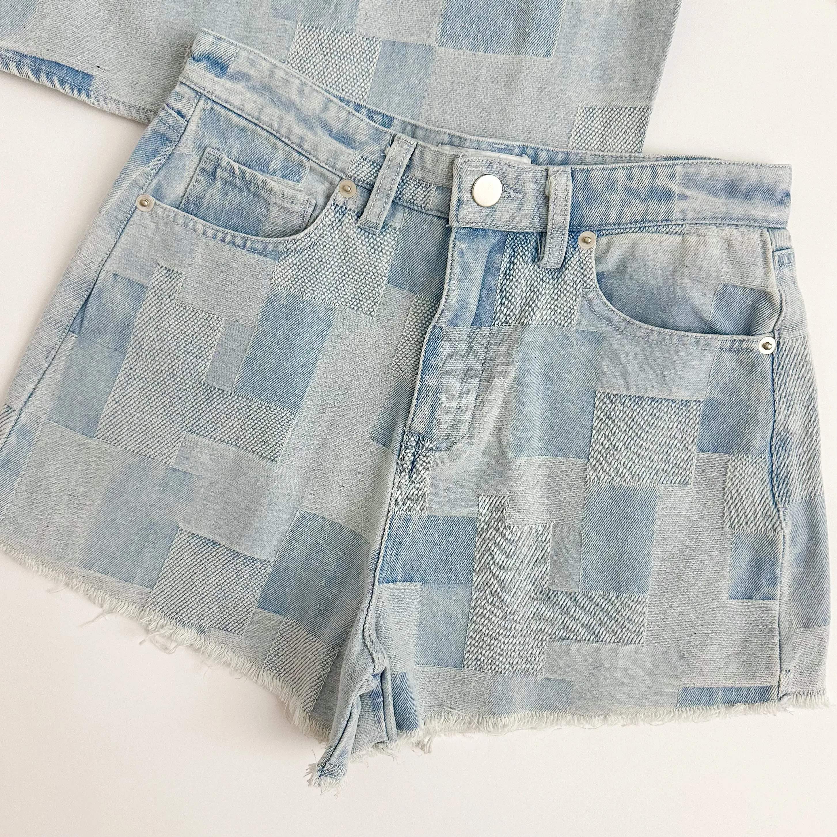 Aloha Denim Shorts sold by Mimosa