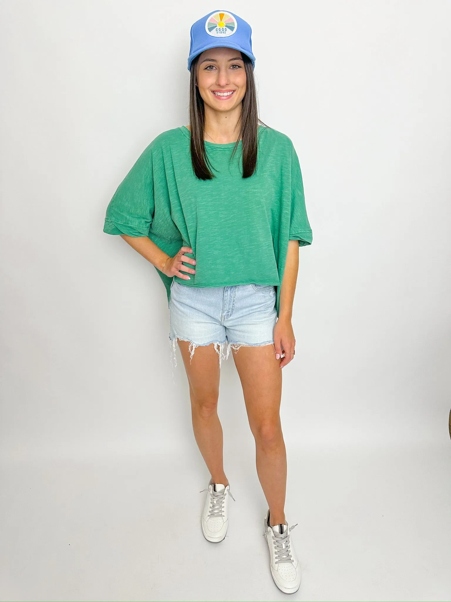 Boxy Mineral Slouch Tee sold by Mimosa