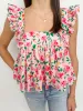 Colette Tie Back Tank sold by Mimosa