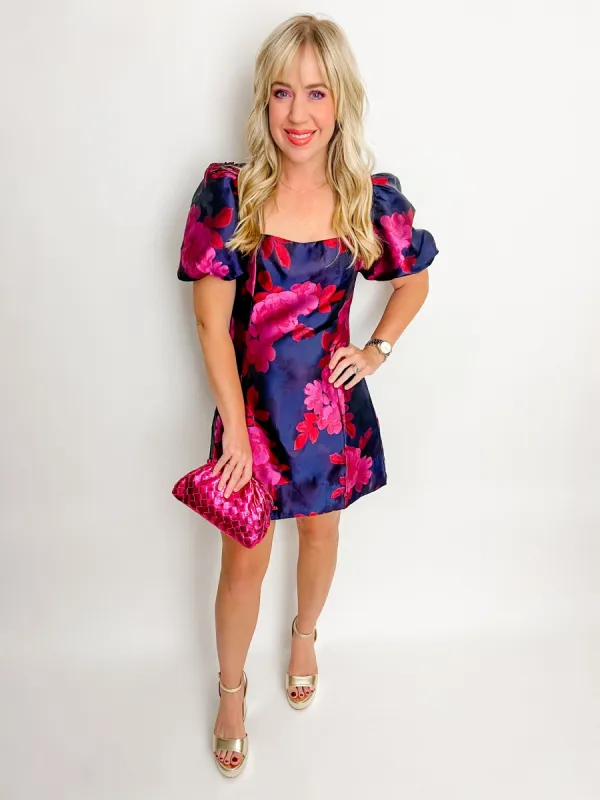 Lotus Floral Mini Dress sold by Mimosa