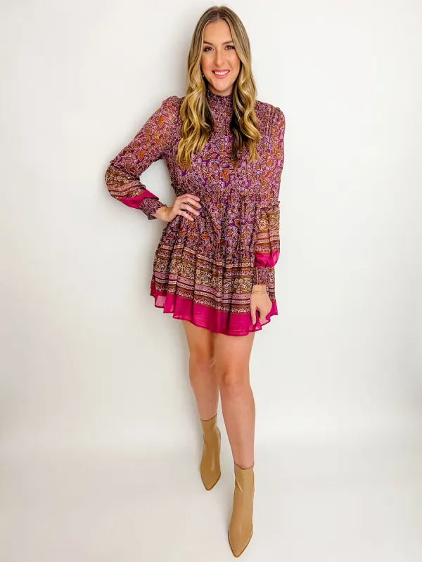 Nikita Chiffon Floral Mini Dress sold by Mimosa