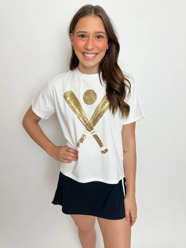 Gold Baseball Tee sold by Mimosa