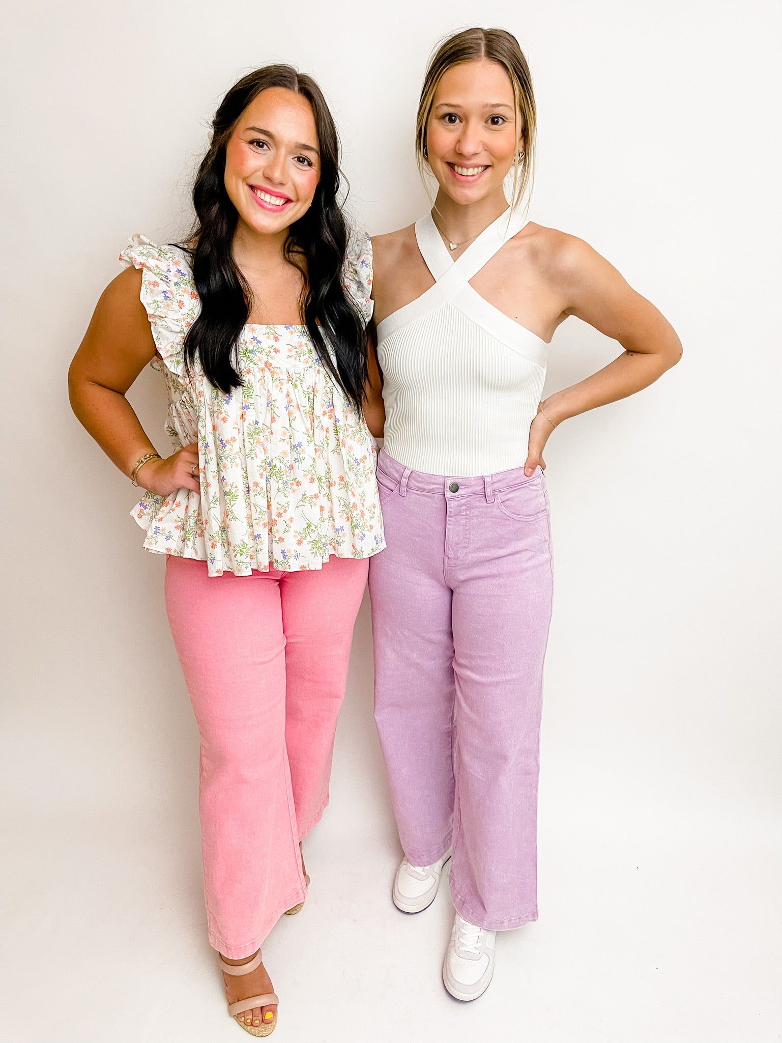 Good Vibes Crop Wide Leg Jean sold by Mimosa product image thumbnail 2