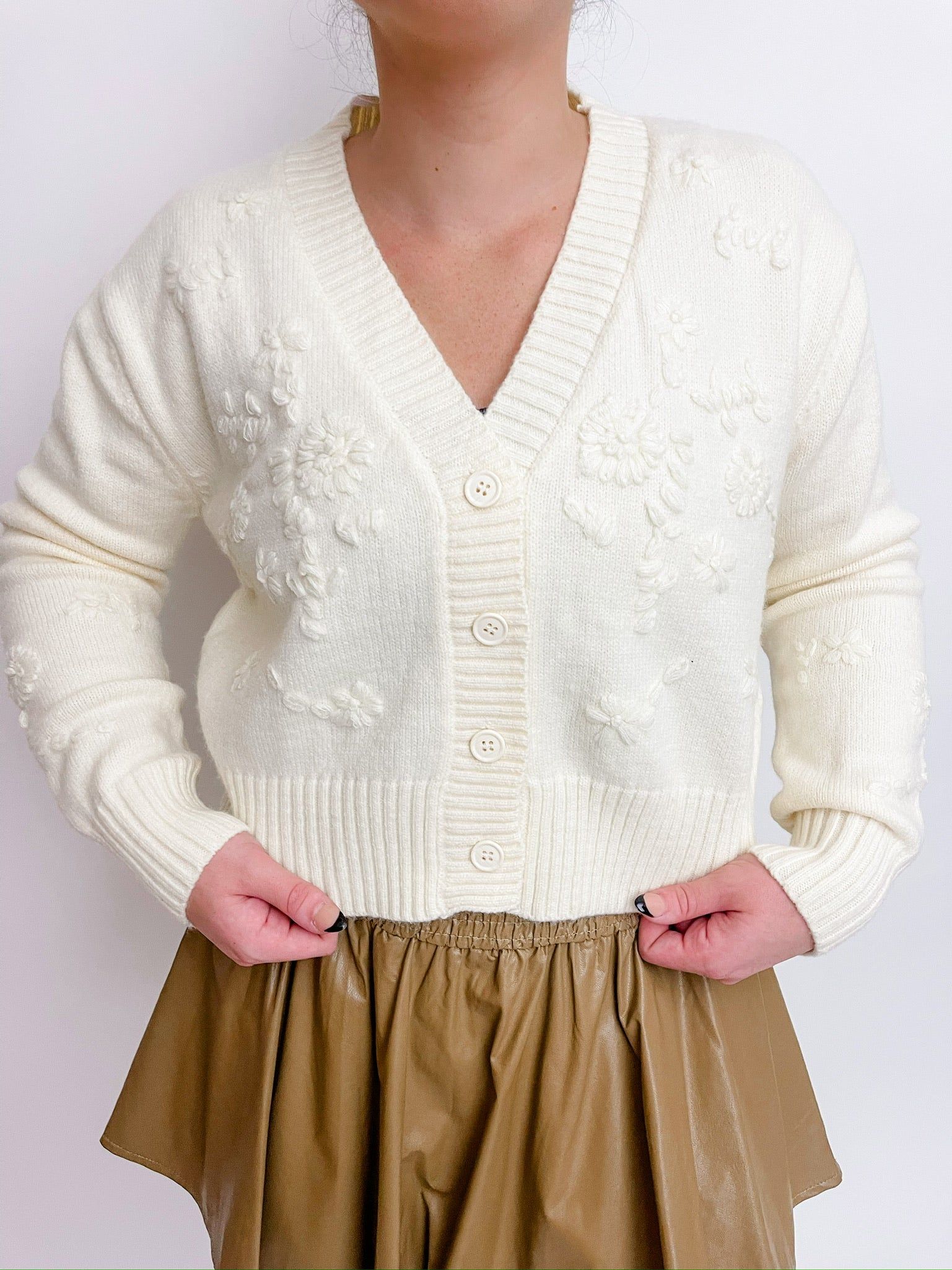 Morning Light Embroidered Cardigan sold by Mimosa product image thumbnail 2
