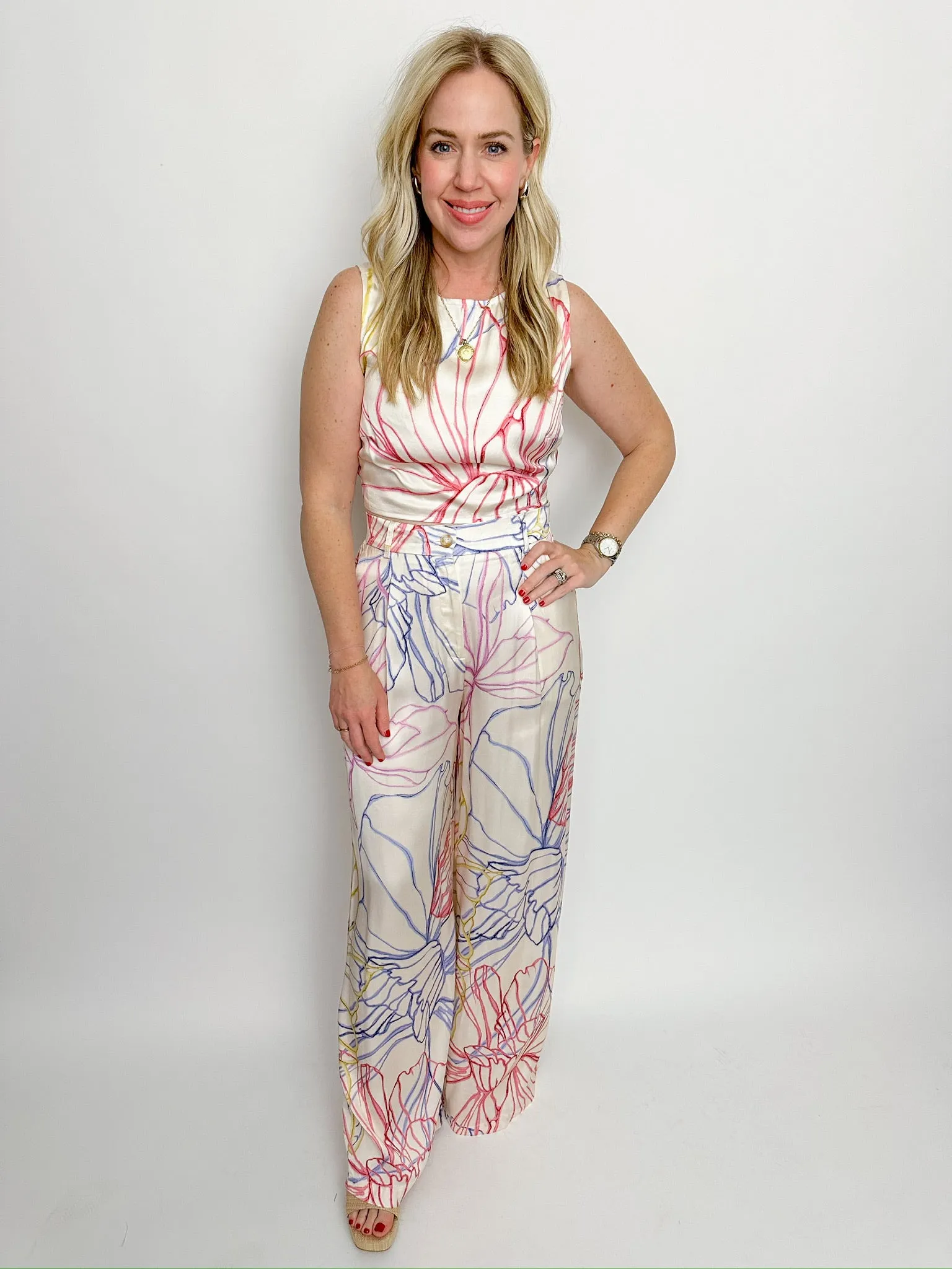 Philo Sketch Wide Leg Pant sold by Mimosa