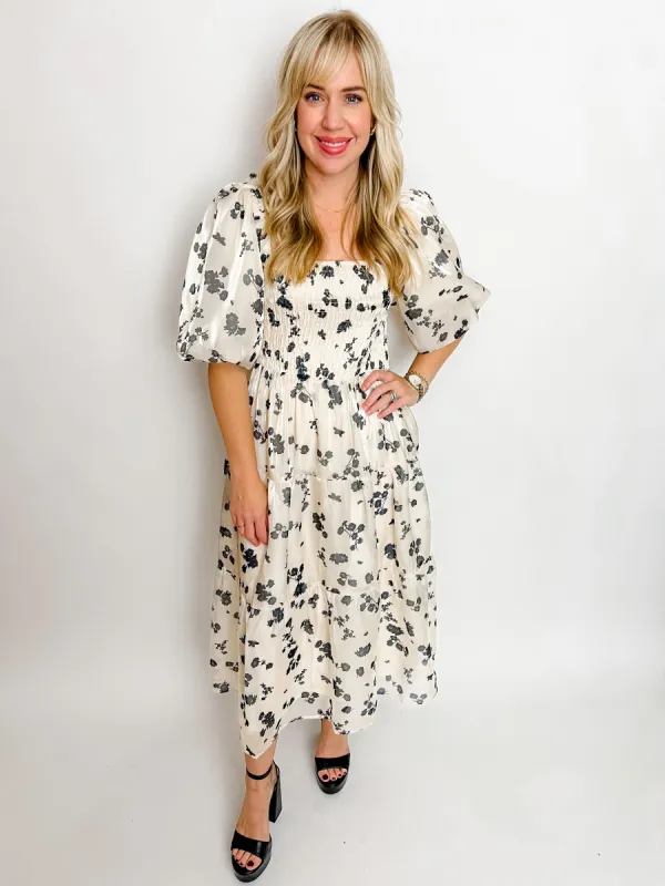 Aria Organza Midi Dress sold by Mimosa