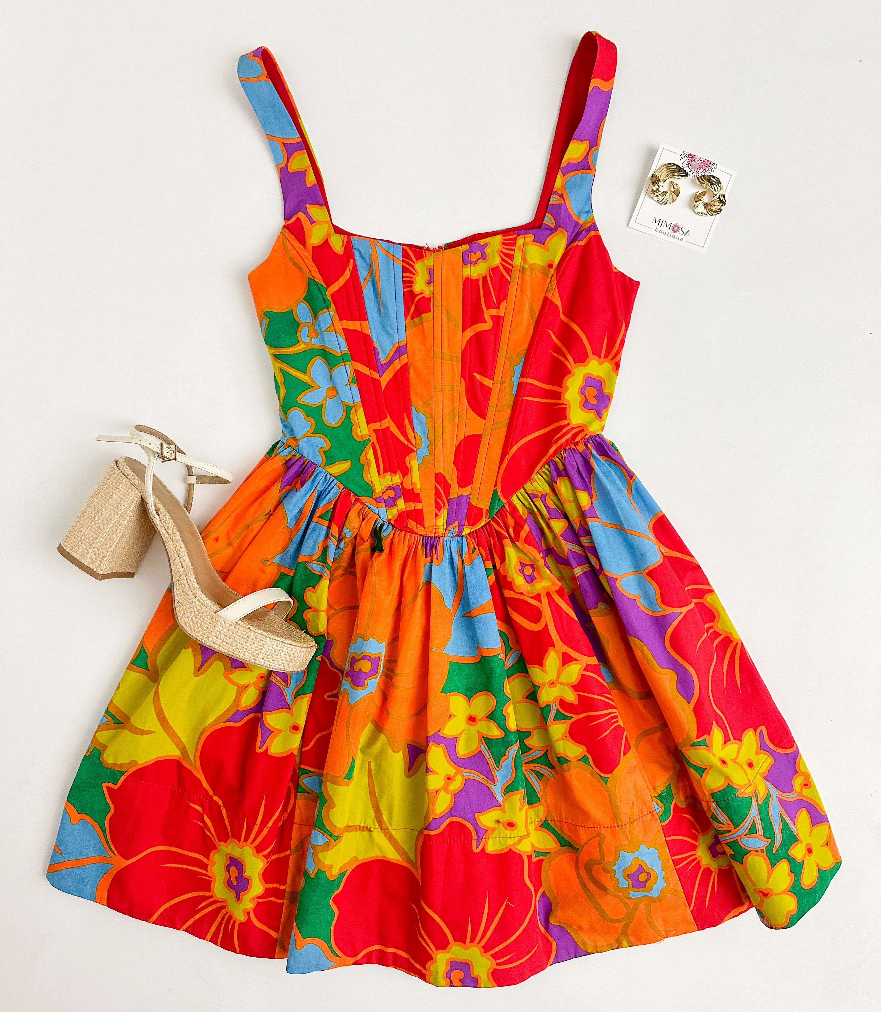 Janice Corset Mini Dress sold by Mimosa