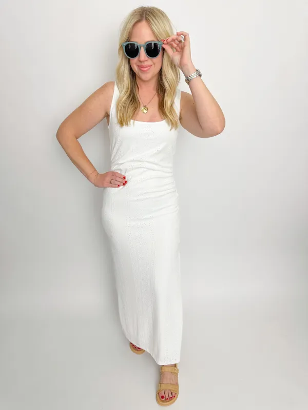 ZS Lilian Knit Eyelet Midi Dress made by Z Supply