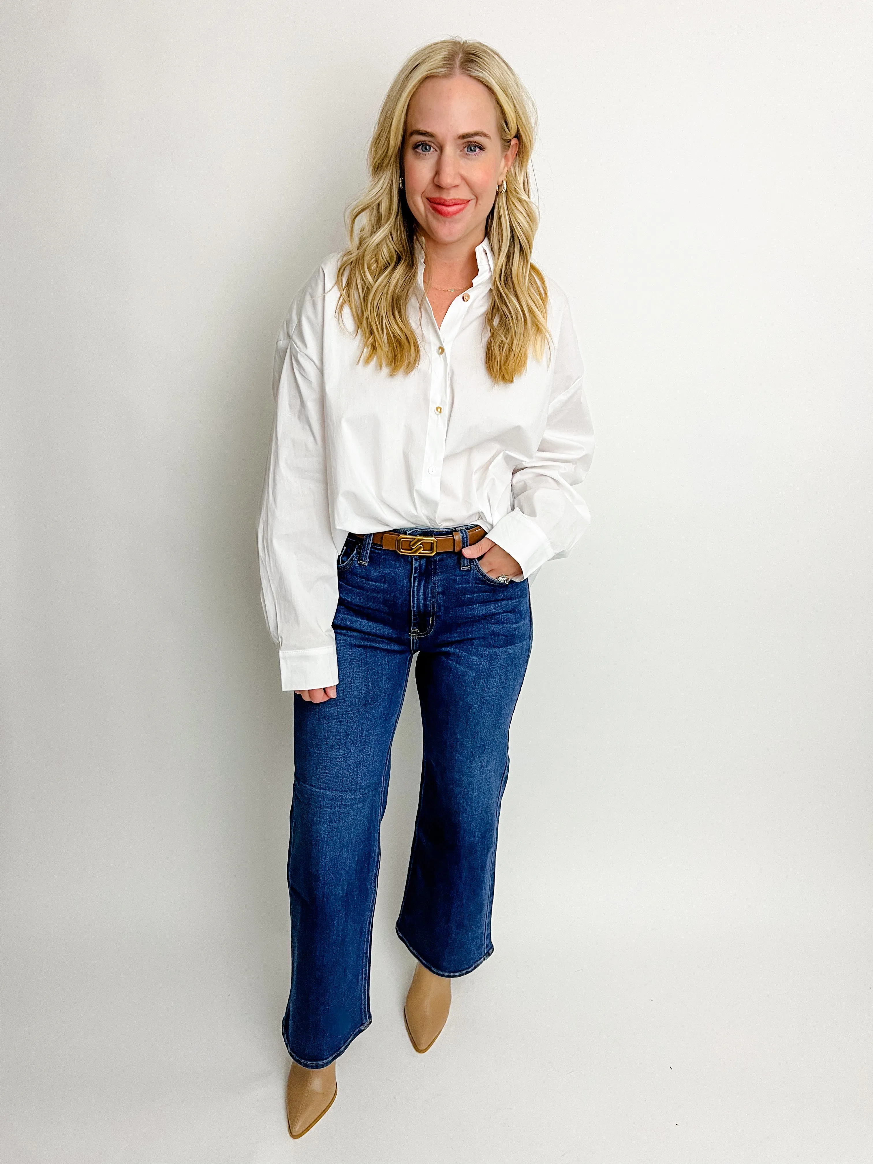 Anyday Now Button Up Blouse sold by Mimosa product image thumbnail 3