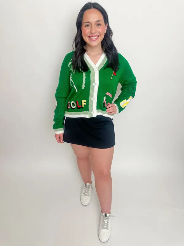 Par Tee Time Golf Cardigan sold by Mimosa